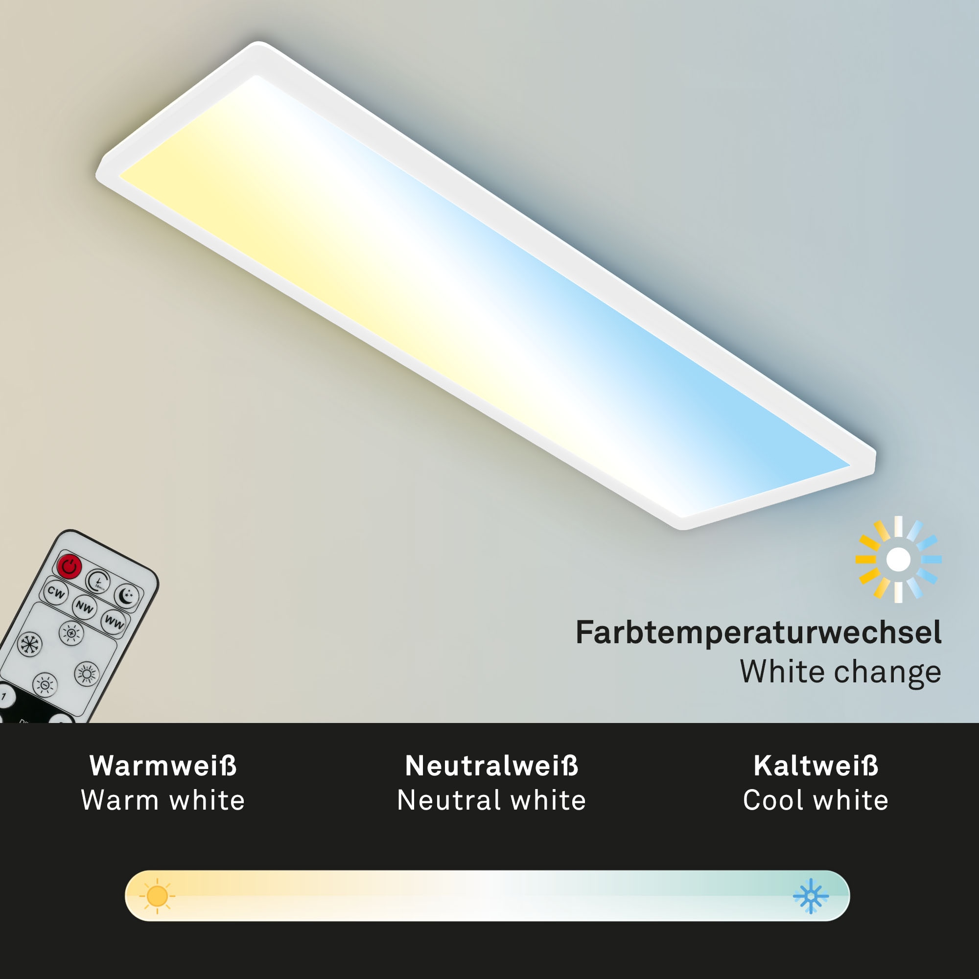 Briloner Leuchten LED Panel »SLIM«