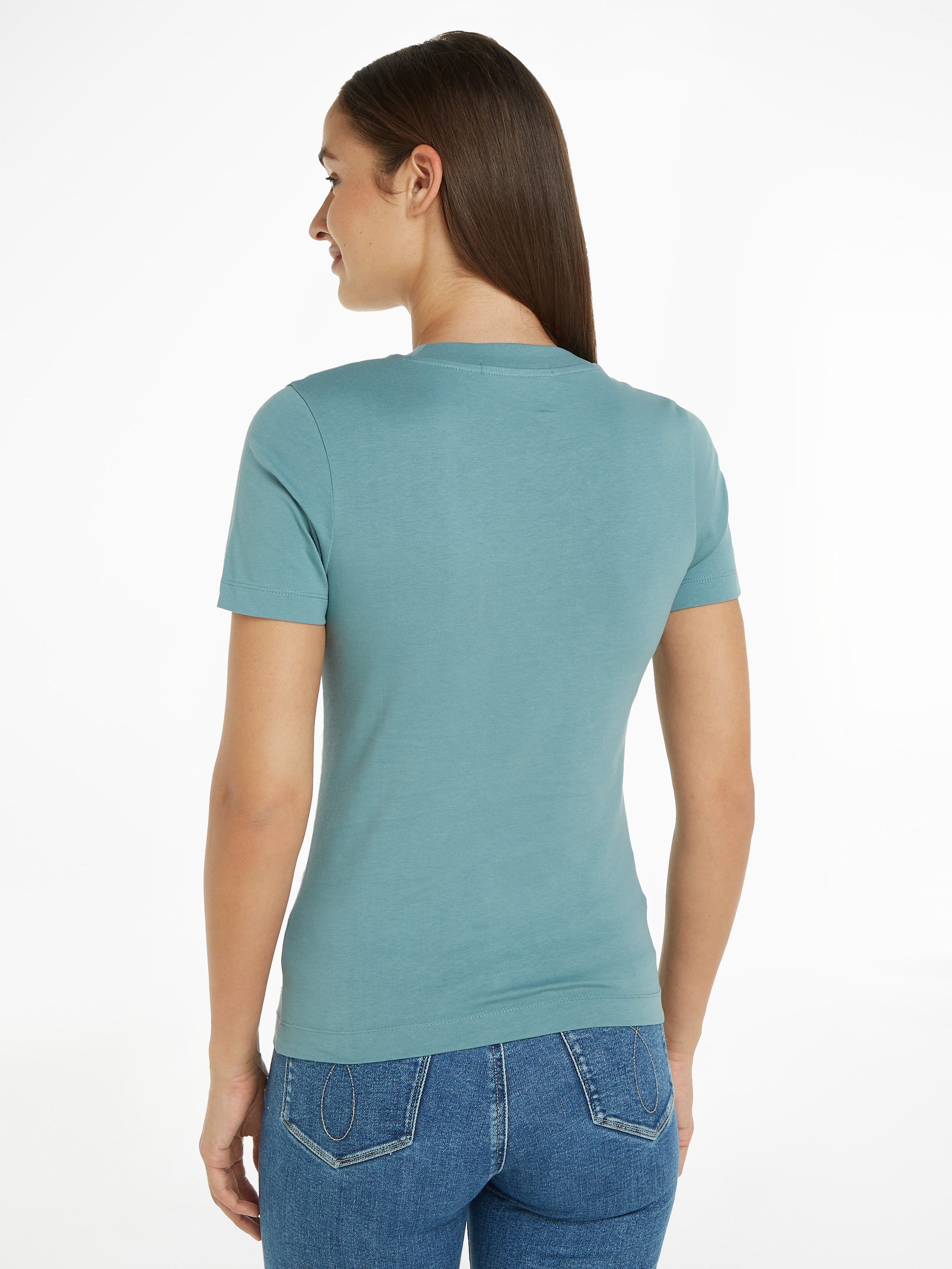 Calvin Klein Jeans SLIM TEE«, ♕ T-Shirt »MONOLOGO bei mit FIT Logodruck