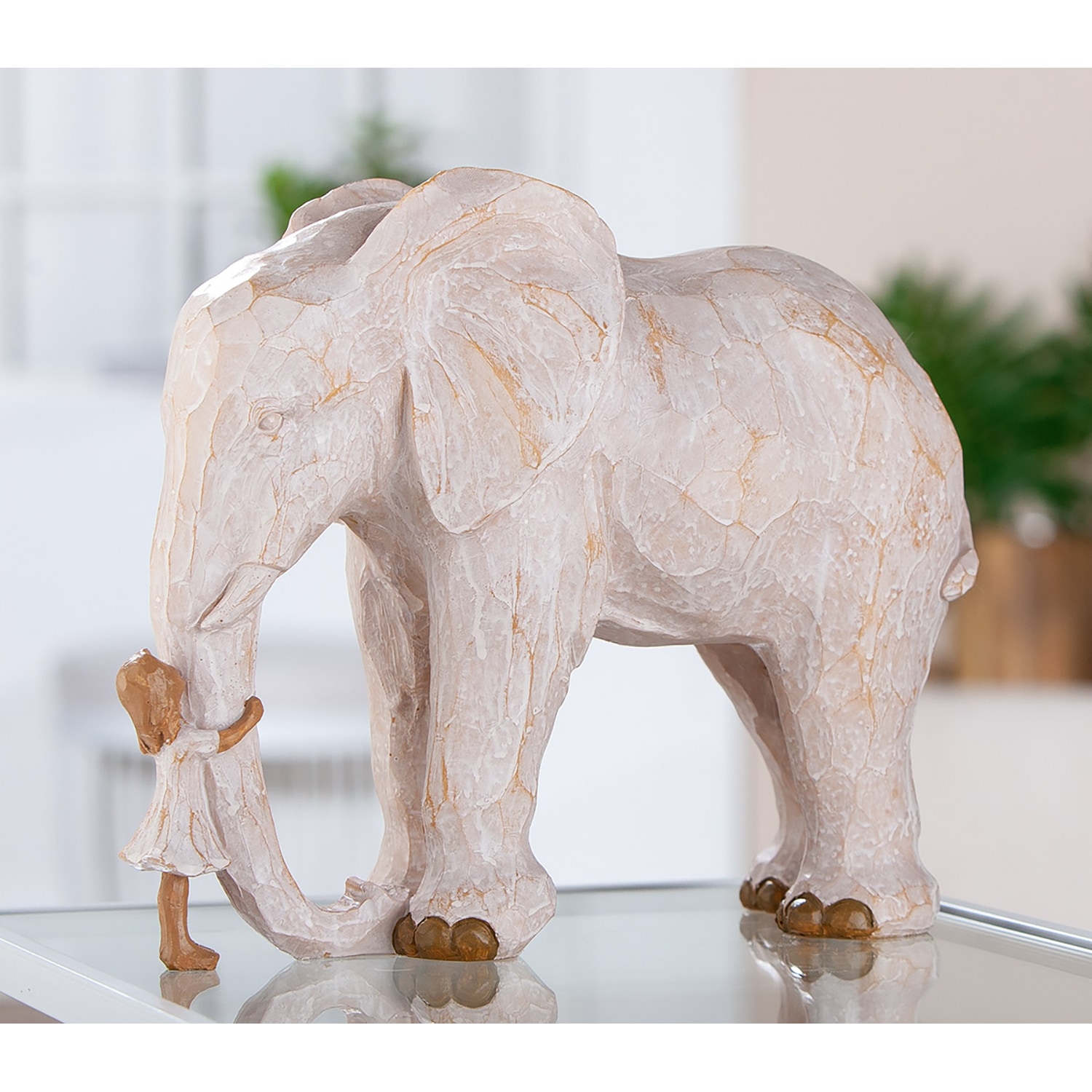 GILDE Tierfigur »Elefant Tierfreund, naturfarben«