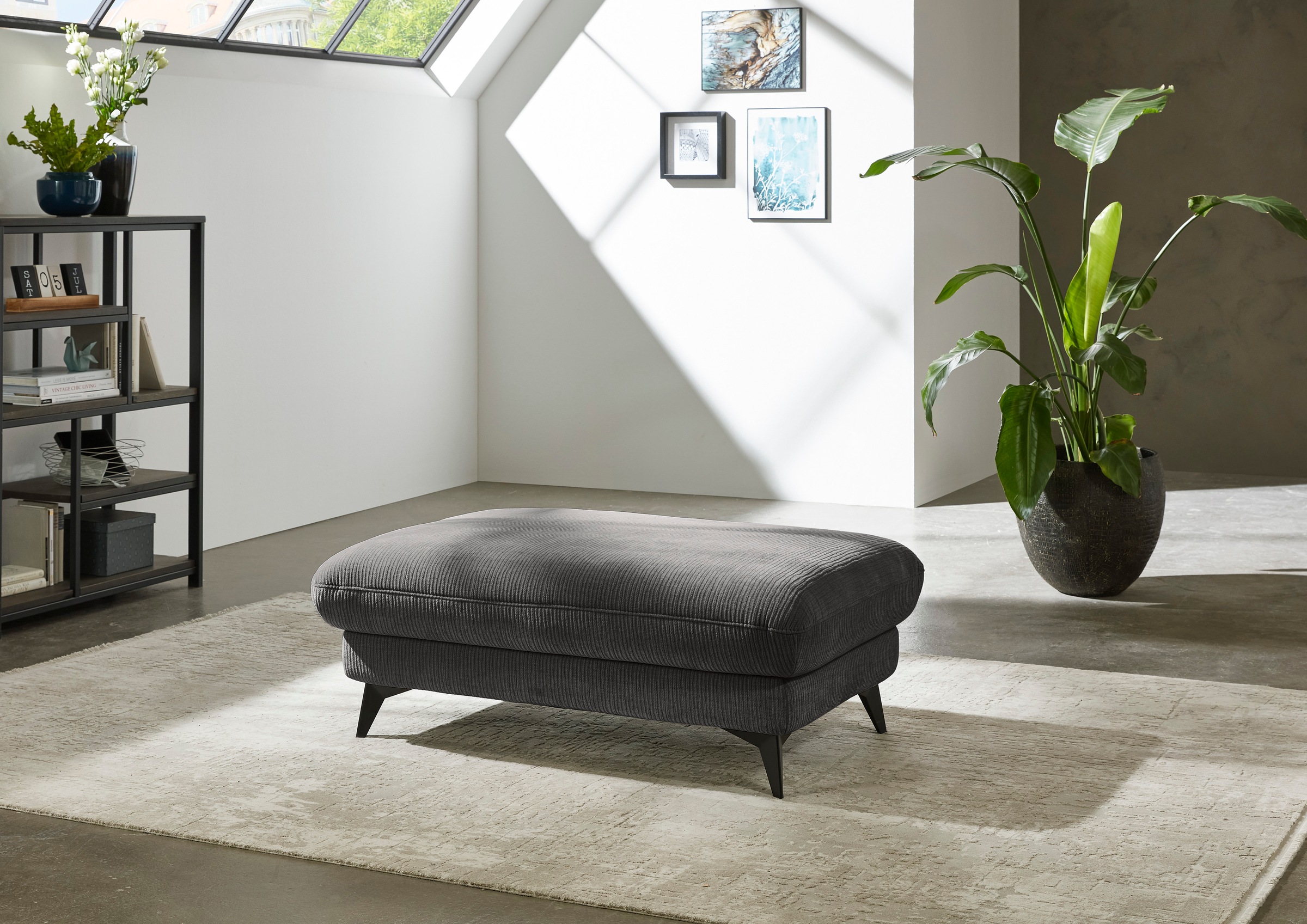 Die PlanBar Hocker »MP-IN23149«, Hochwertige Kaltschaumpolsterung, stylische Metallfüße