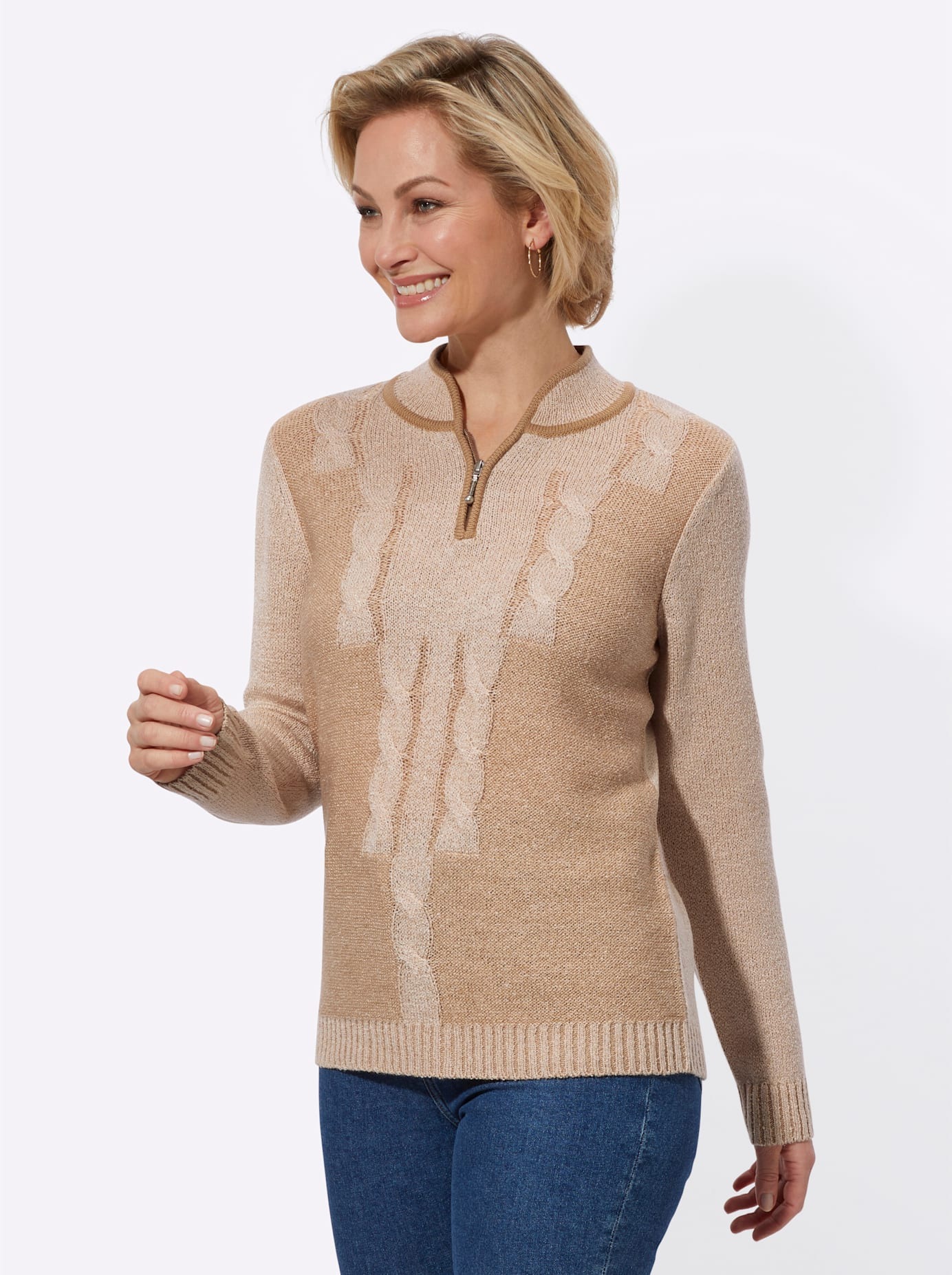 Classic Basics Stehkragenpullover »Pullover«