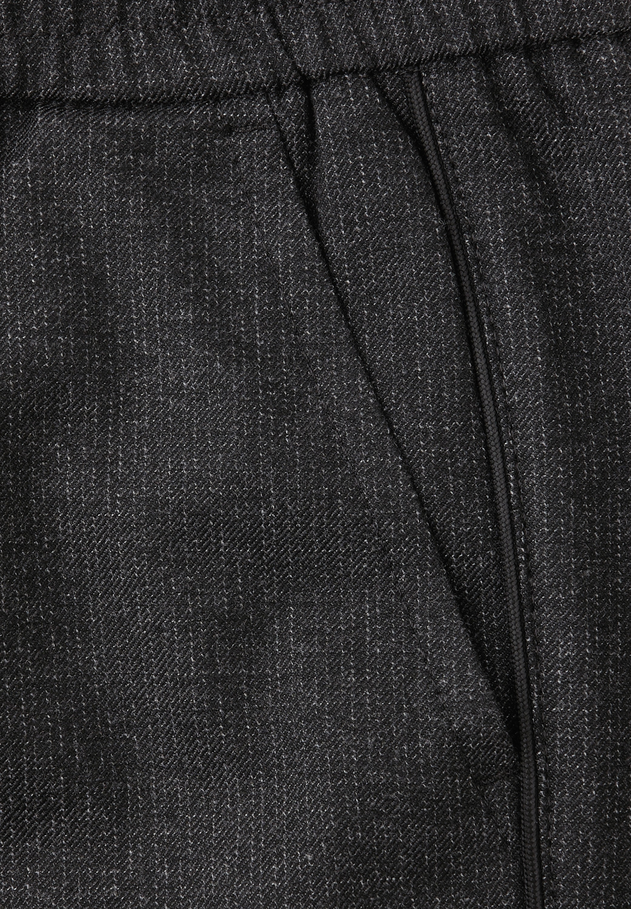 STREET ONE Schlupfhose »Style Bonny«  mit Tape im Leder-Look