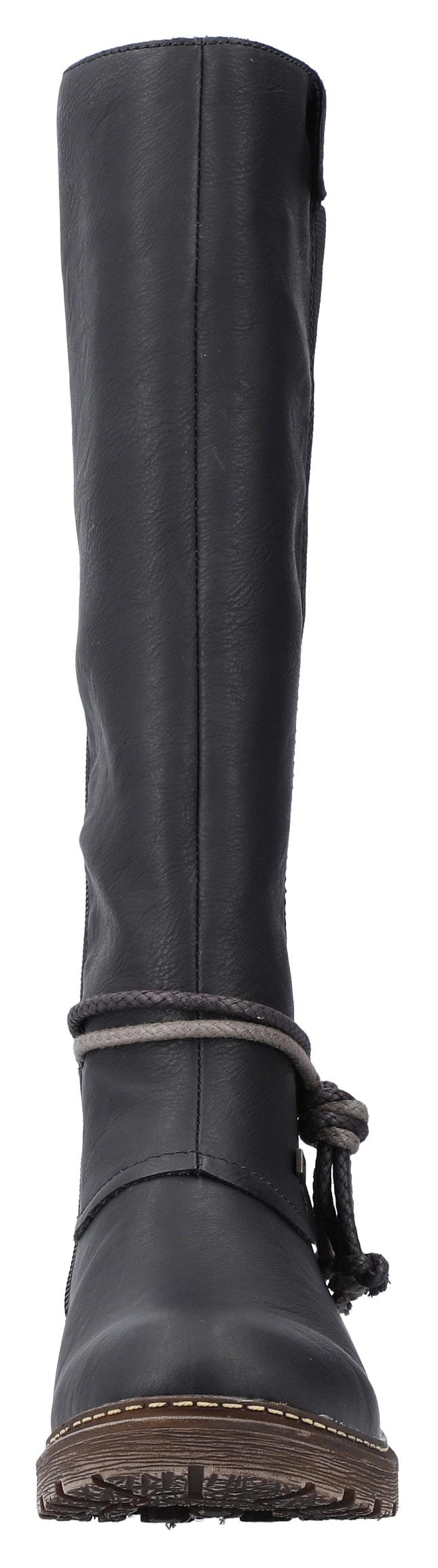 Rieker Winterstiefel, Langschaftstiefel, Blockabsatz, TEX-Membran, seitlicher Stretch