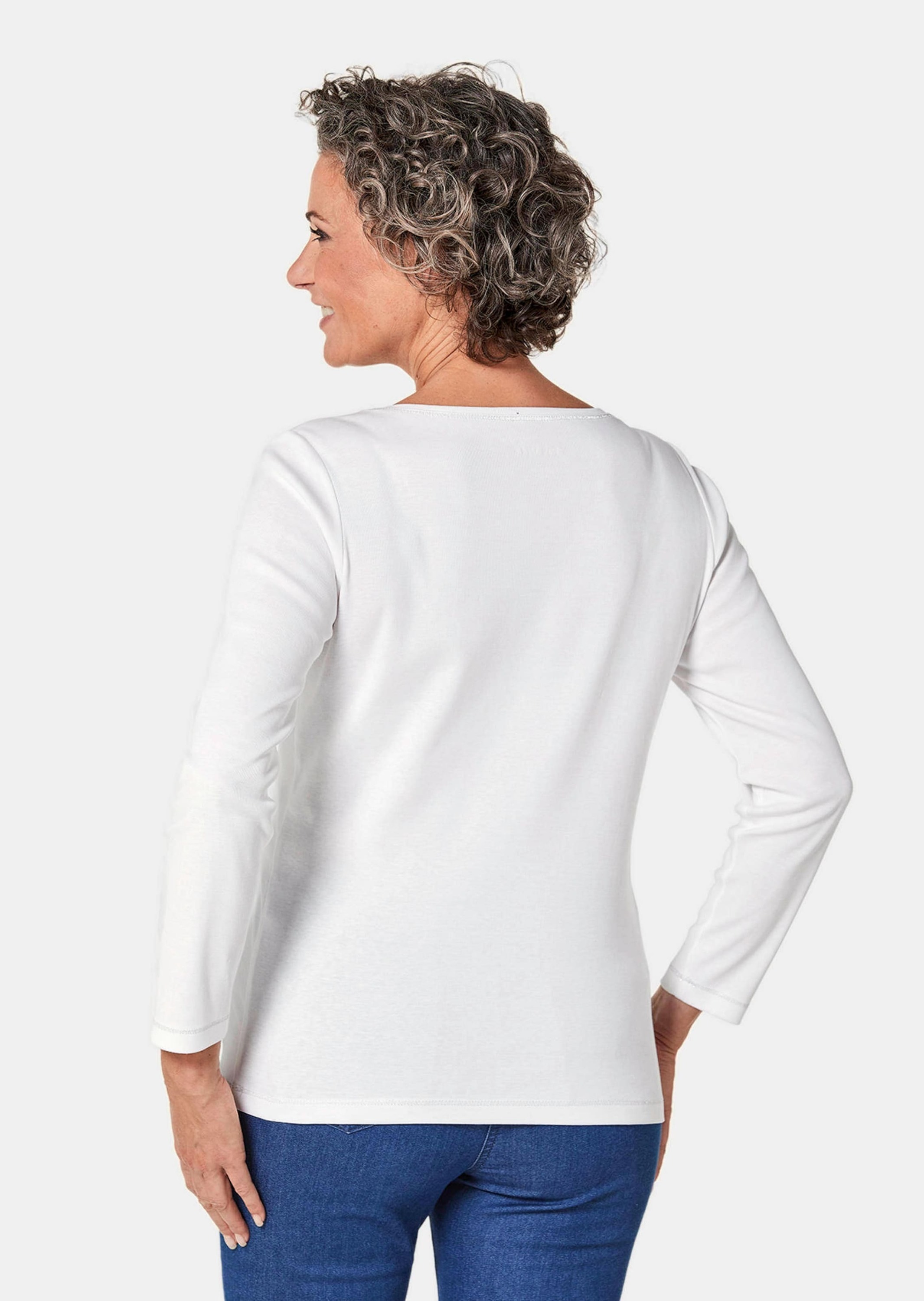 GOLDNER Kurzarmshirt »Basic T-Shirt aus reiner Baumwolle«