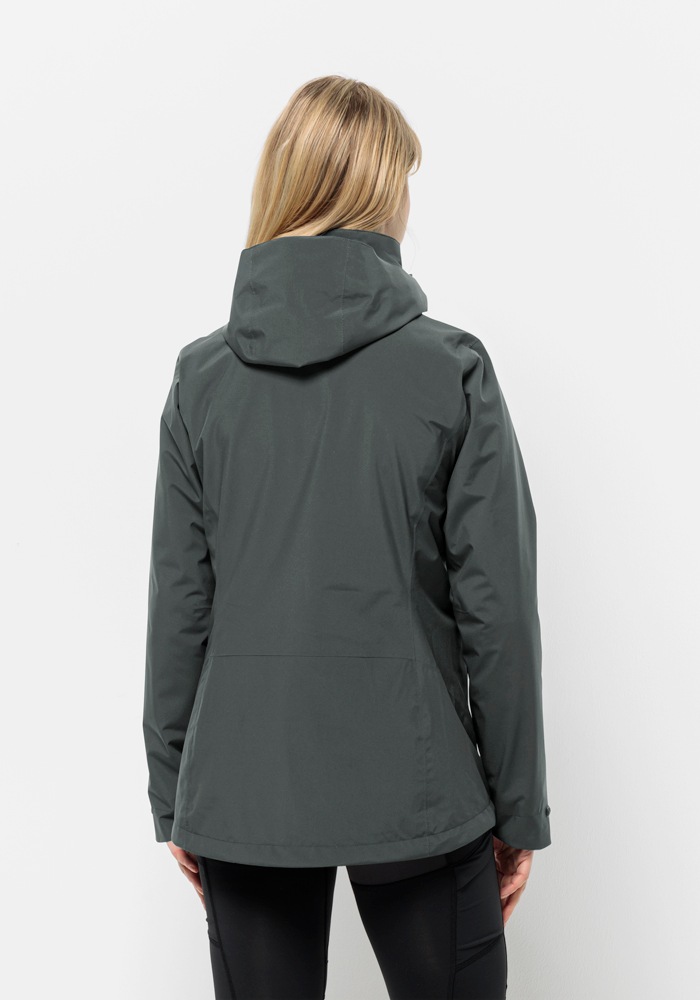 Jack Wolfskin 3-in-1-Funktionsjacke »LUNTAL 3IN1 JKT W« mit Kapuze