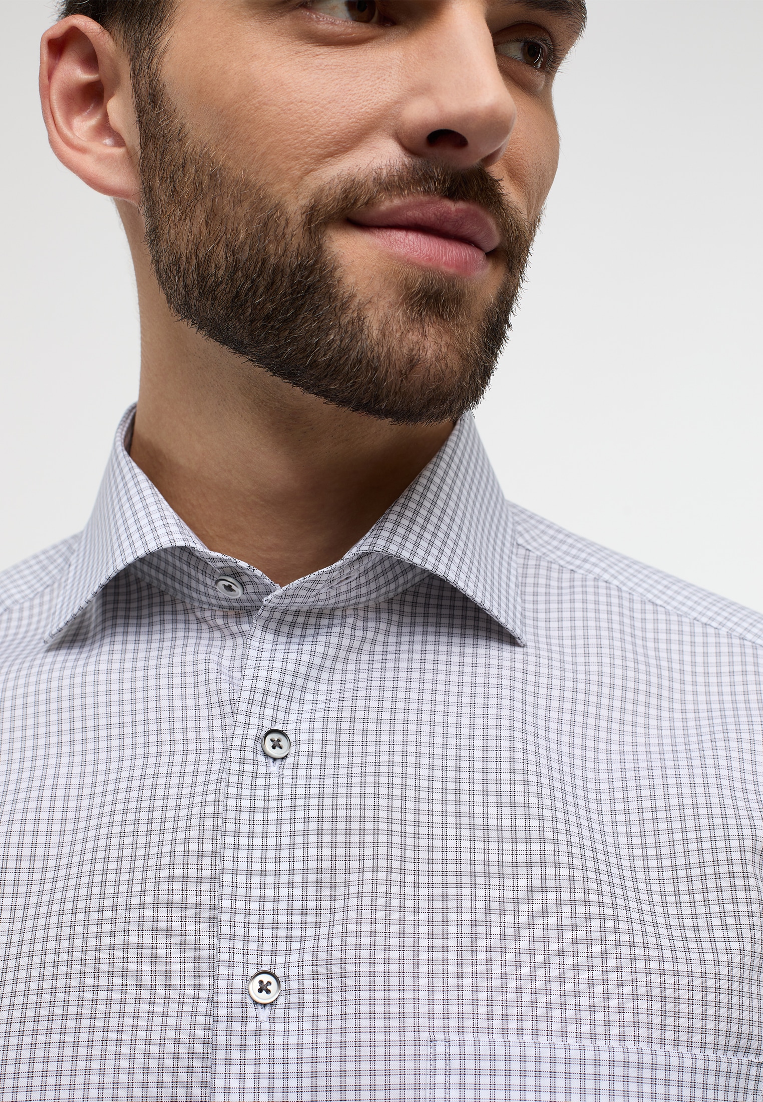 Eterna Langarmhemd »MODERN FIT« NON IRON (bügelfrei)