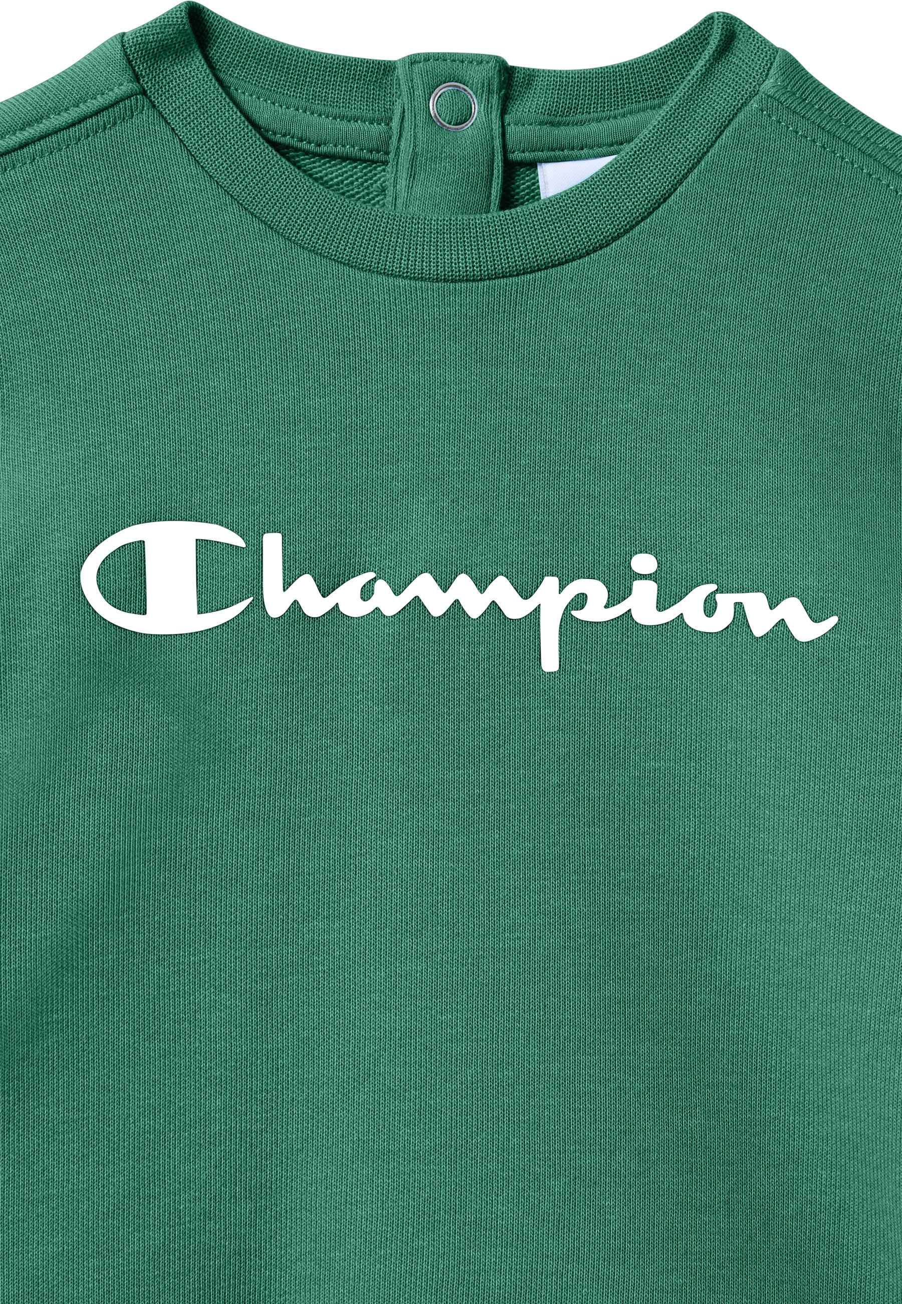 Champion Jogginganzug »ICONS CONTRAST Toddler Terry Crewneck Sweatsuit« 2 tlg. für Babys, sportlicher Stil, weiches Material, bequeme Passform