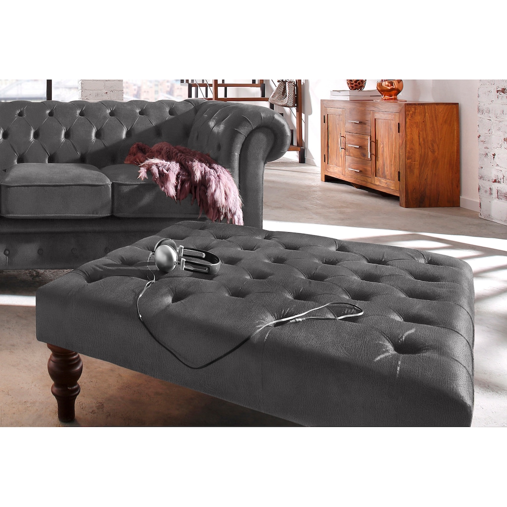 Home affaire Polsterhocker »Chesterfield«