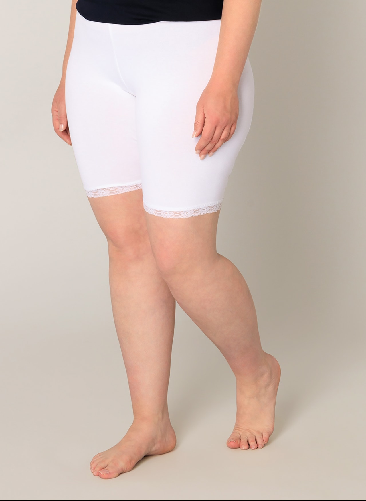 Base Level Curvy Radlerhose »Ava«  mit Spitzenkante