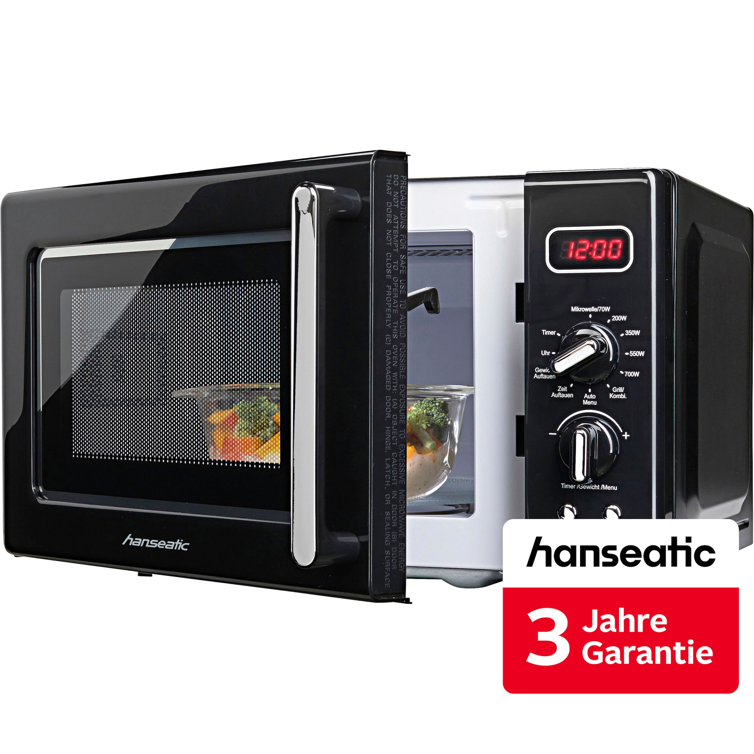 Hanseatic Mikrowelle "AG720CE6-PM" Grill  Mikrowelle inkl. 3 Jahre Herstellergarantie