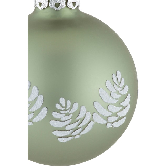 Thüringer Glasdesign Weihnachtsbaumkugel »Nature, Weihnachtsdeko,  Christbaumschmuck, Christbaumkugeln Glas«, (Set, 30 St.), mundgeblasen und  handdekoriert online kaufen