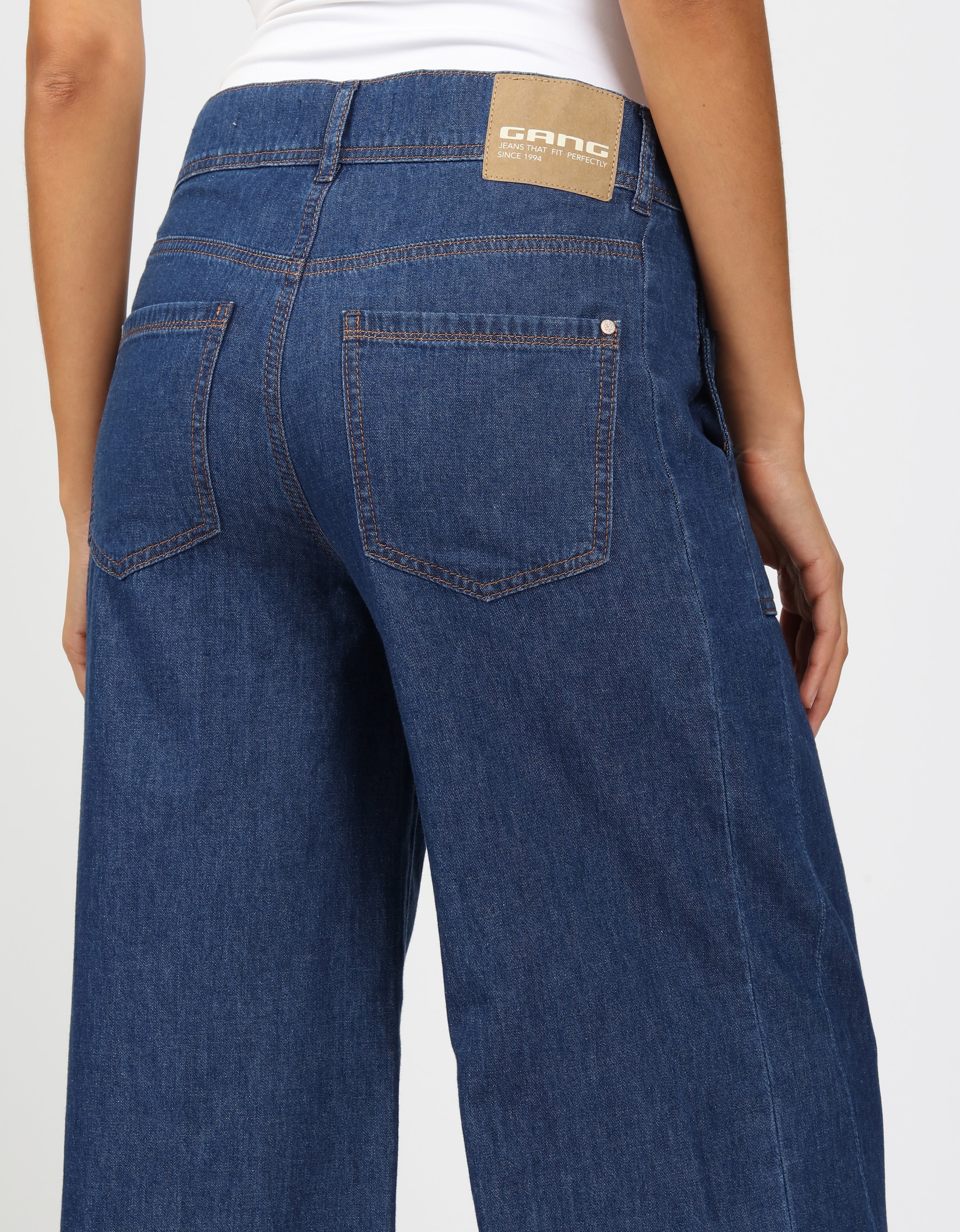 GANG Weite Jeans »94PAIGE WIDE«, mit eingesetztem Seitenstreifen