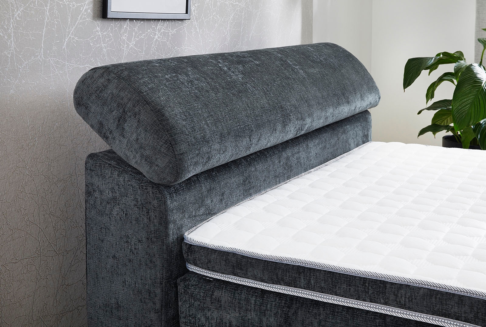 Jockenhöfer Gruppe Boxspringbett »Diva, inkl. 7-Zonen-TTFK-Matratze« Kopfteil höhenverstellbar, KS-Topper