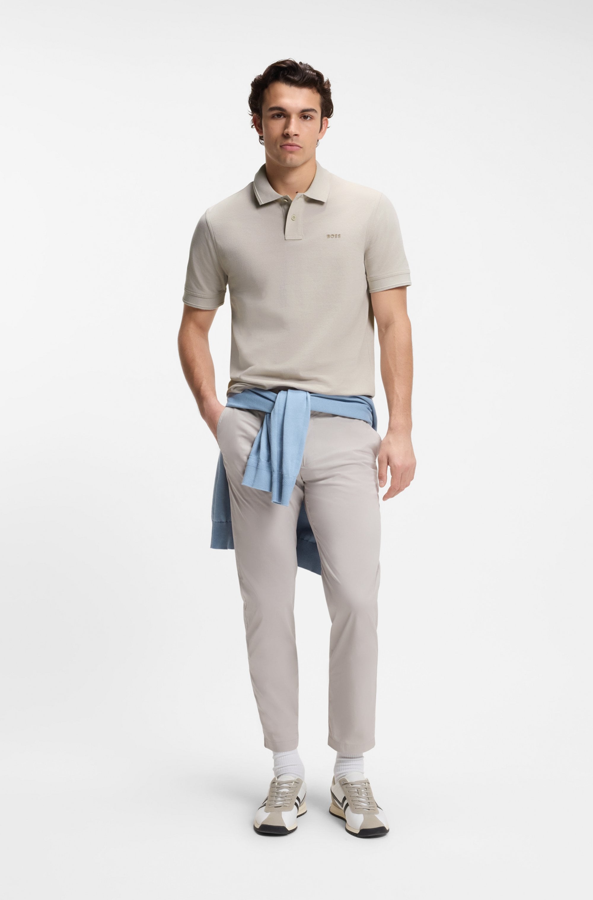 BOSS ORANGE Poloshirt »Prime Regular Fit« Cotton Pique Polo aus 100% Baumwolle