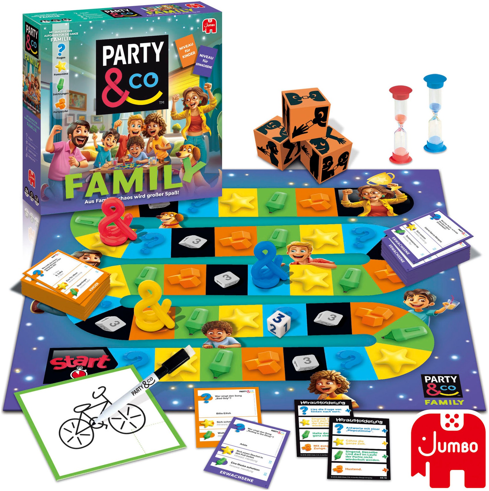 JUMBO Spiel »Party & Co Family«