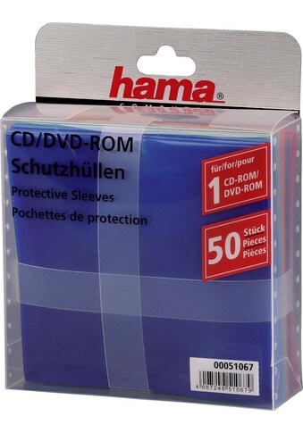 Hama CD-Hülle »CD-/DVD-Schutzhüllen 50, Farbig« kaufen