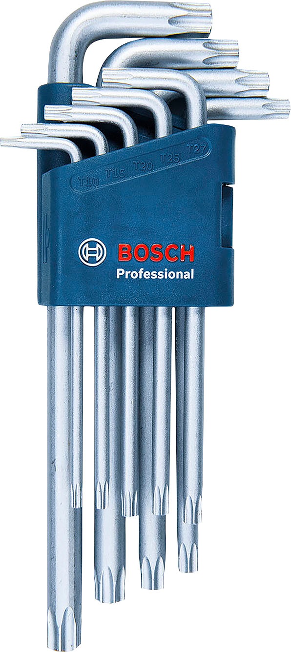 Bosch Professional Torxschlüssel »Sechskantenschlüssel Torx (1600A01TH4)«, (Set)