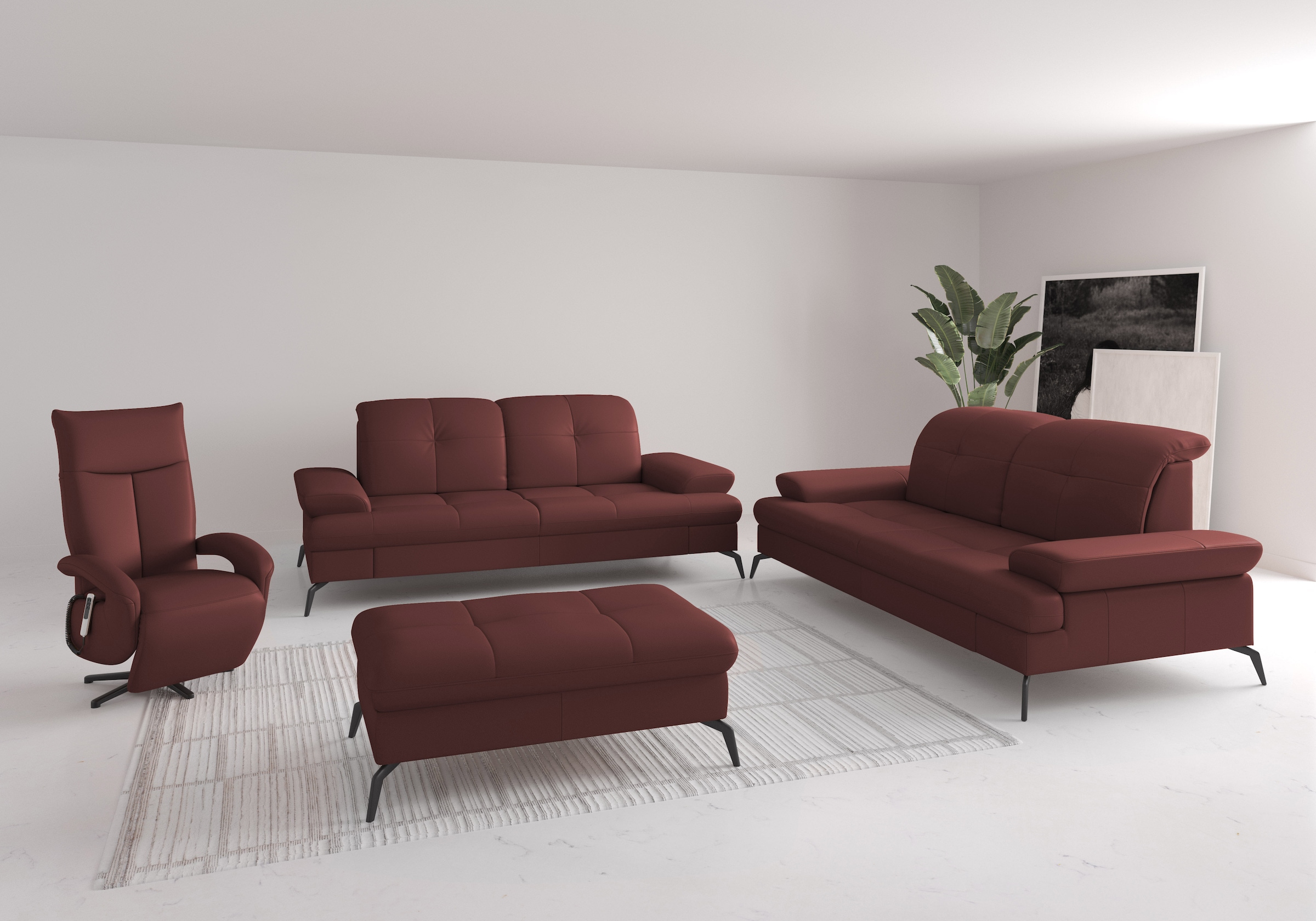 sit&more 2,5-Sitzer »Amica«, inkl Sitztiefenverstellung und Armteilverstellung