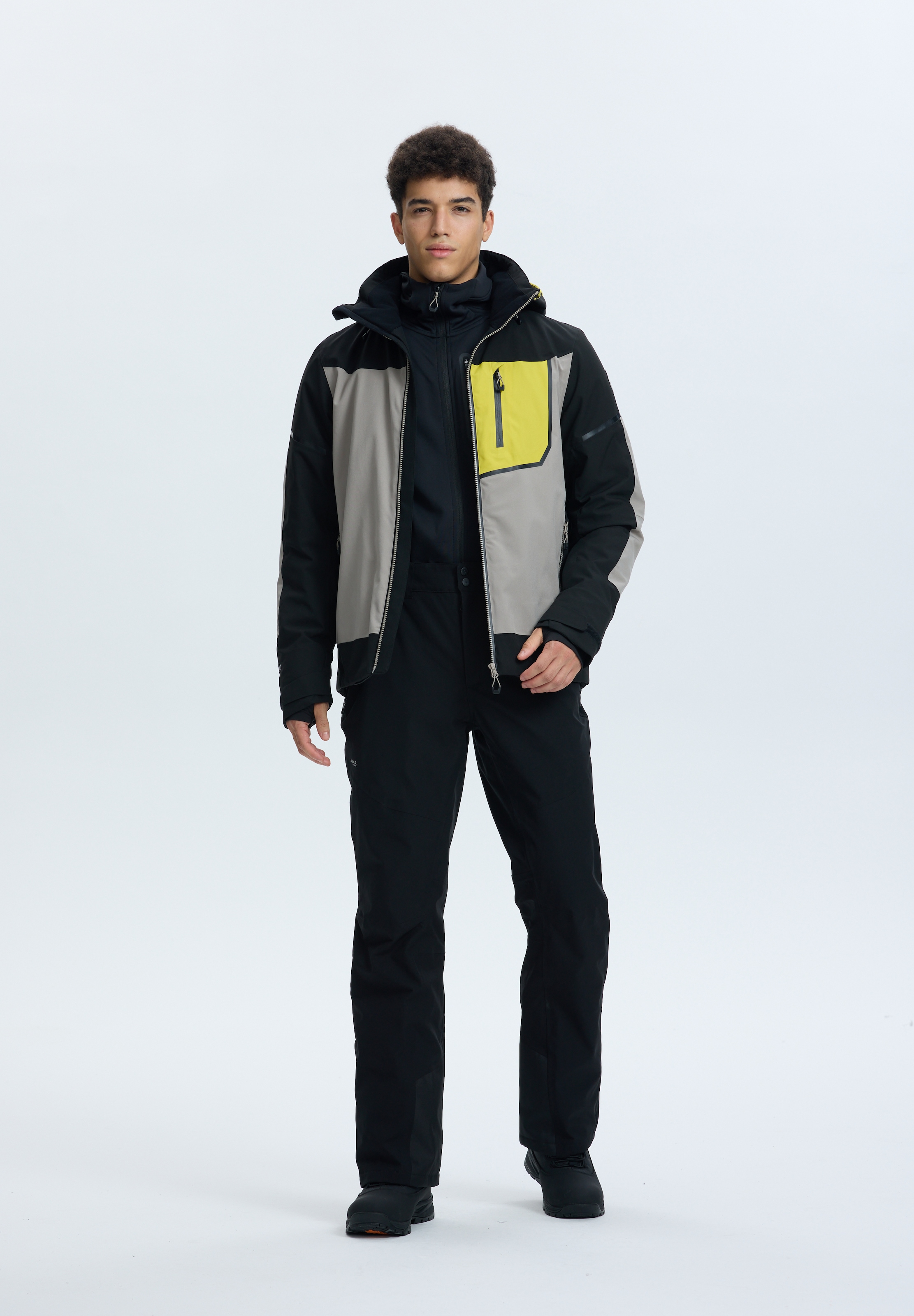 Icepeak Skijacke »ICEPEAK FRISCO« wasserdicht, atmungsaktiv, winddicht, sportlicher Stil