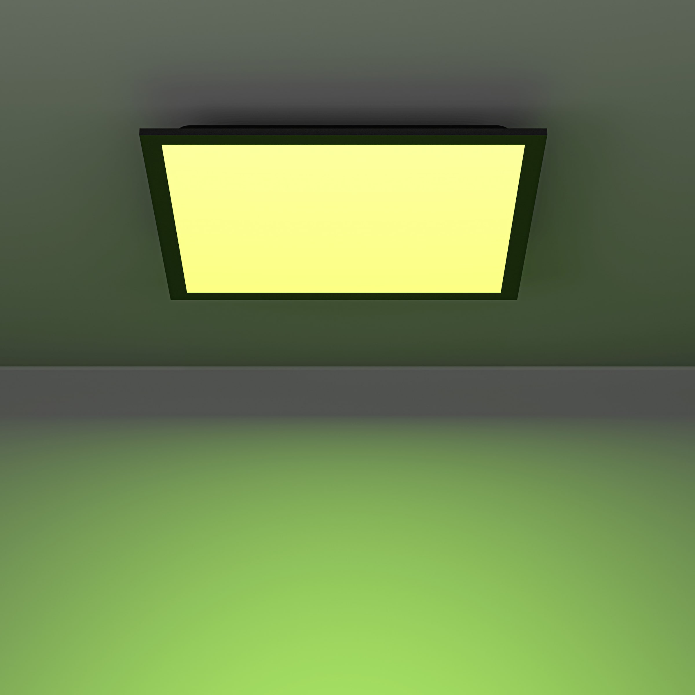 EGLO LED Deckenleuchte »MORADILLO-Z Deckenlampe - Stahl - LED - 19W - IP20« LED-Modul 1 Stk. Kaltweiß | Neutralweiß | RGB | Warmweiß Wohzimmerlampe, Esszimmerlampe, Schlafzimmer, L39,3 x B39,3 x H6,1 cm