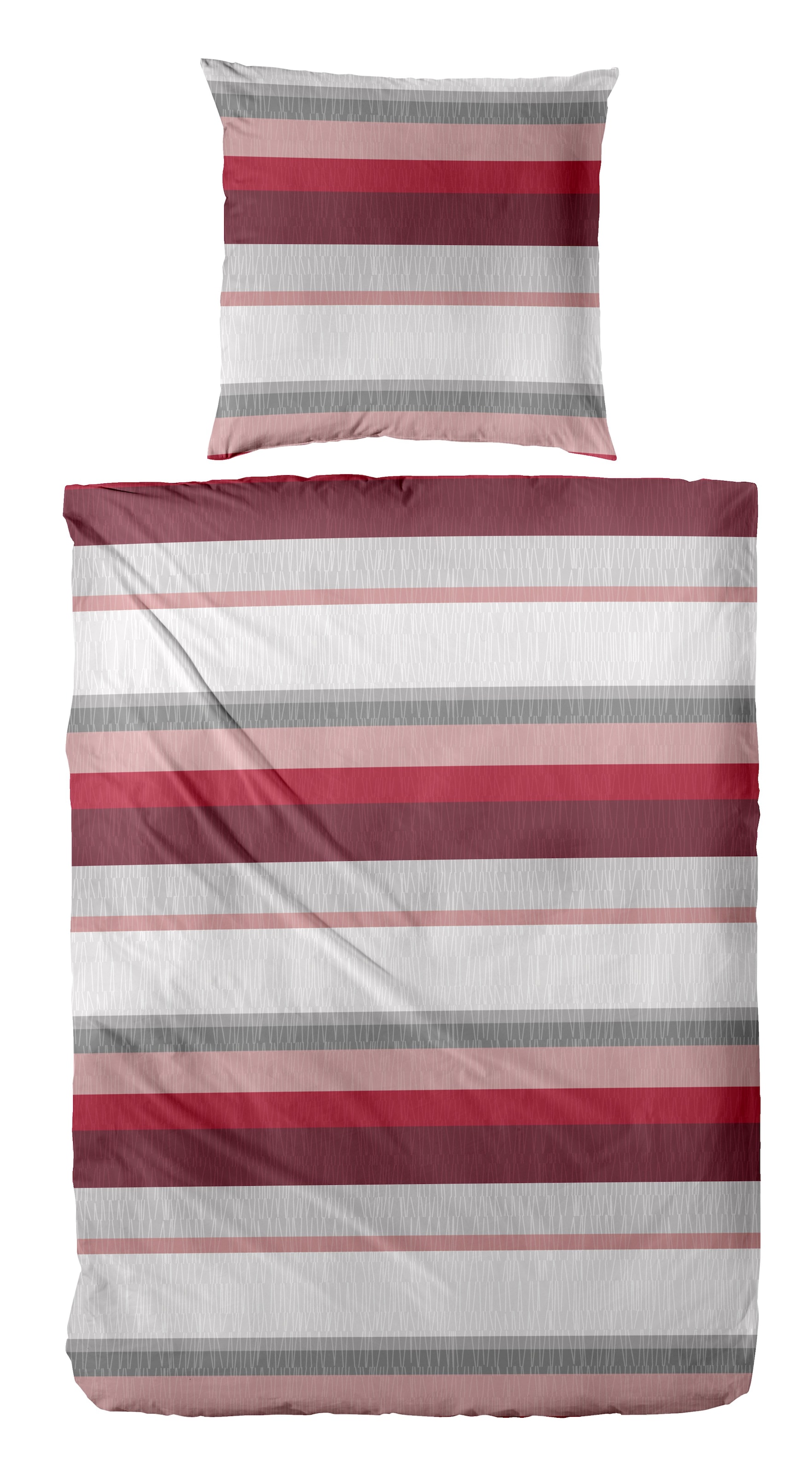 Primera Bettwäsche »Biber-Bettwäsche Roommate« 2 Stk. mit dezenten Mustertexturen