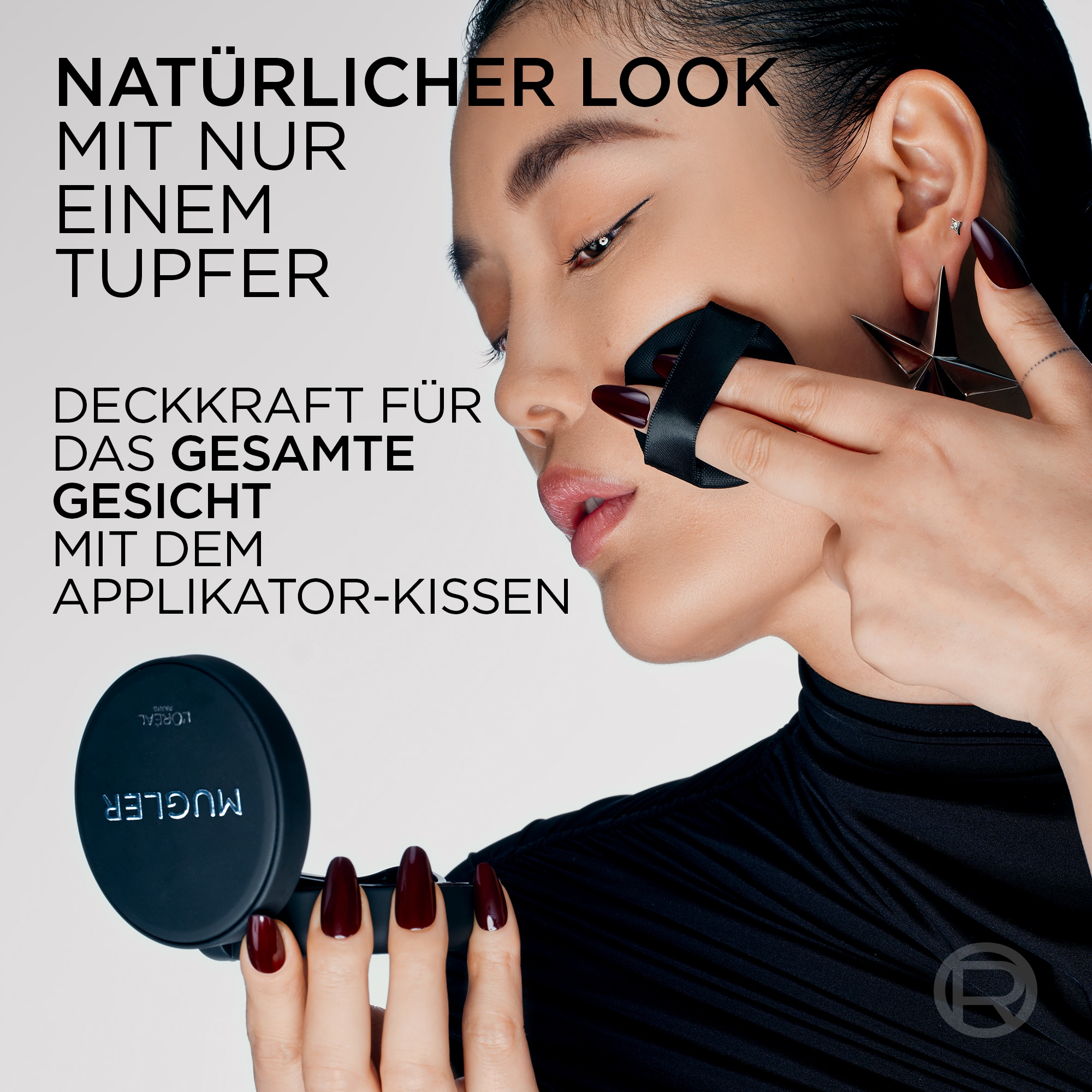 L'ORÉAL PARIS Foundation »MUGLER SOFT GLOW CUSHION FOUNDATION« sorgt für eine makellose Deckkraft und einen natürlich wirkenden Teint