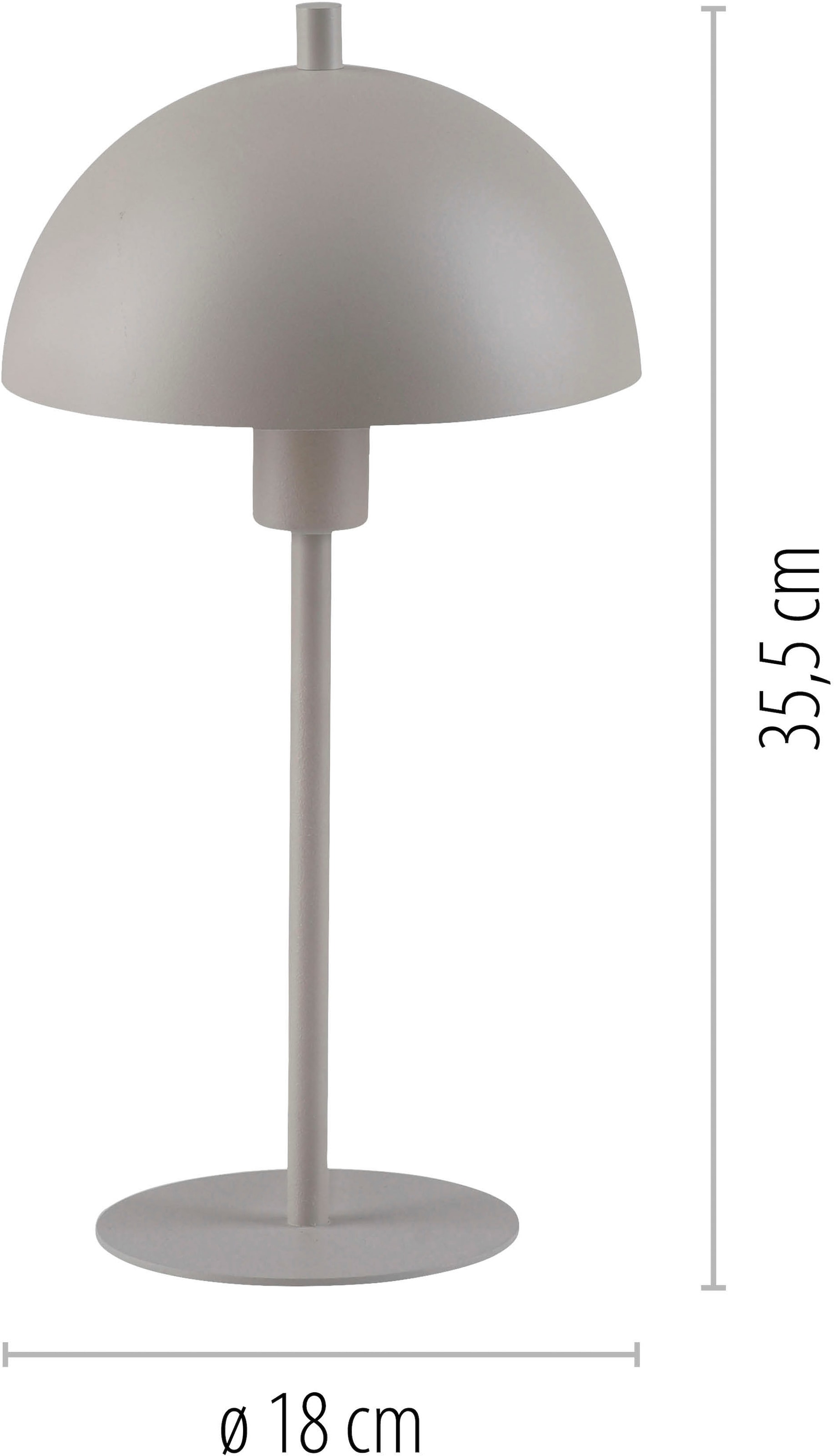 SCHÖNER WOHNEN-Kollektion LED Tischleuchte »ALI« E14 1 Stk. SCHÖNER WOHNEN Kollektion, Schnurschalter, Downlight