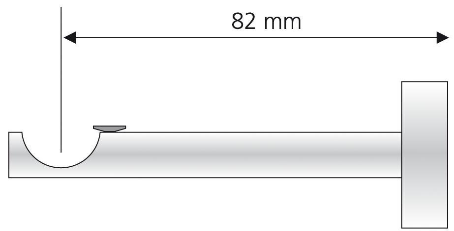 Liedeco Träger, (1 St.), für Gardinenstangen Ø 16 mm auf Rechnung kaufen