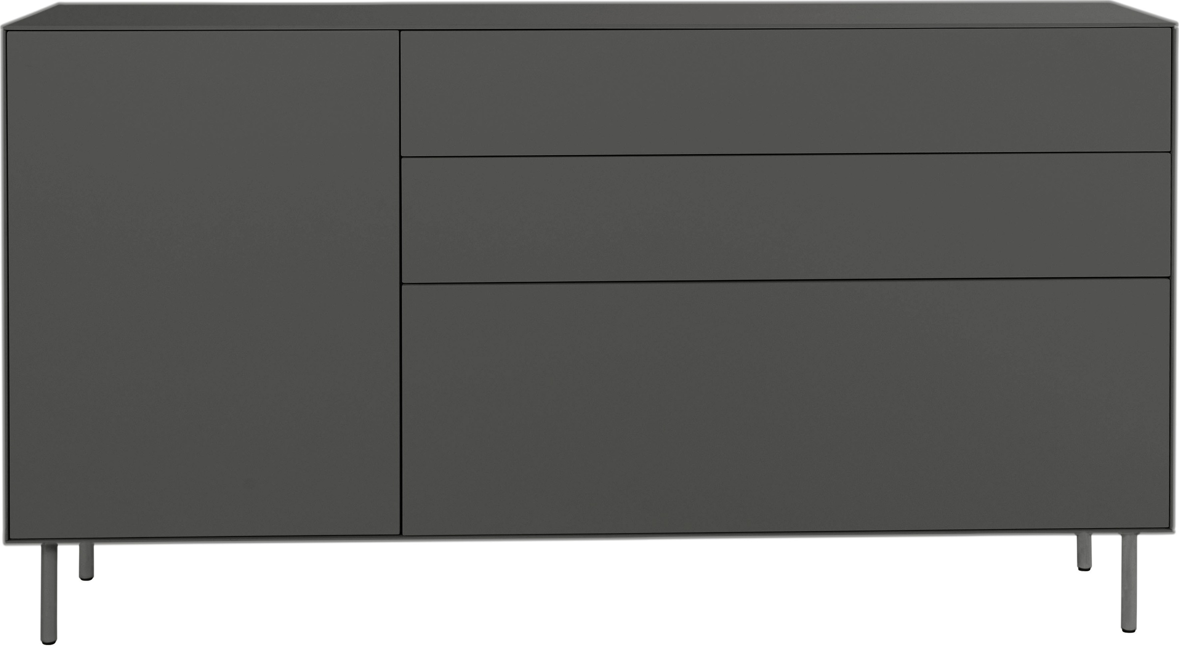 LeGer Home by Lena Gercke Sideboard »Essentials«, Breite: 167cm, MDF lackiert, Push-to-open-Funktion
