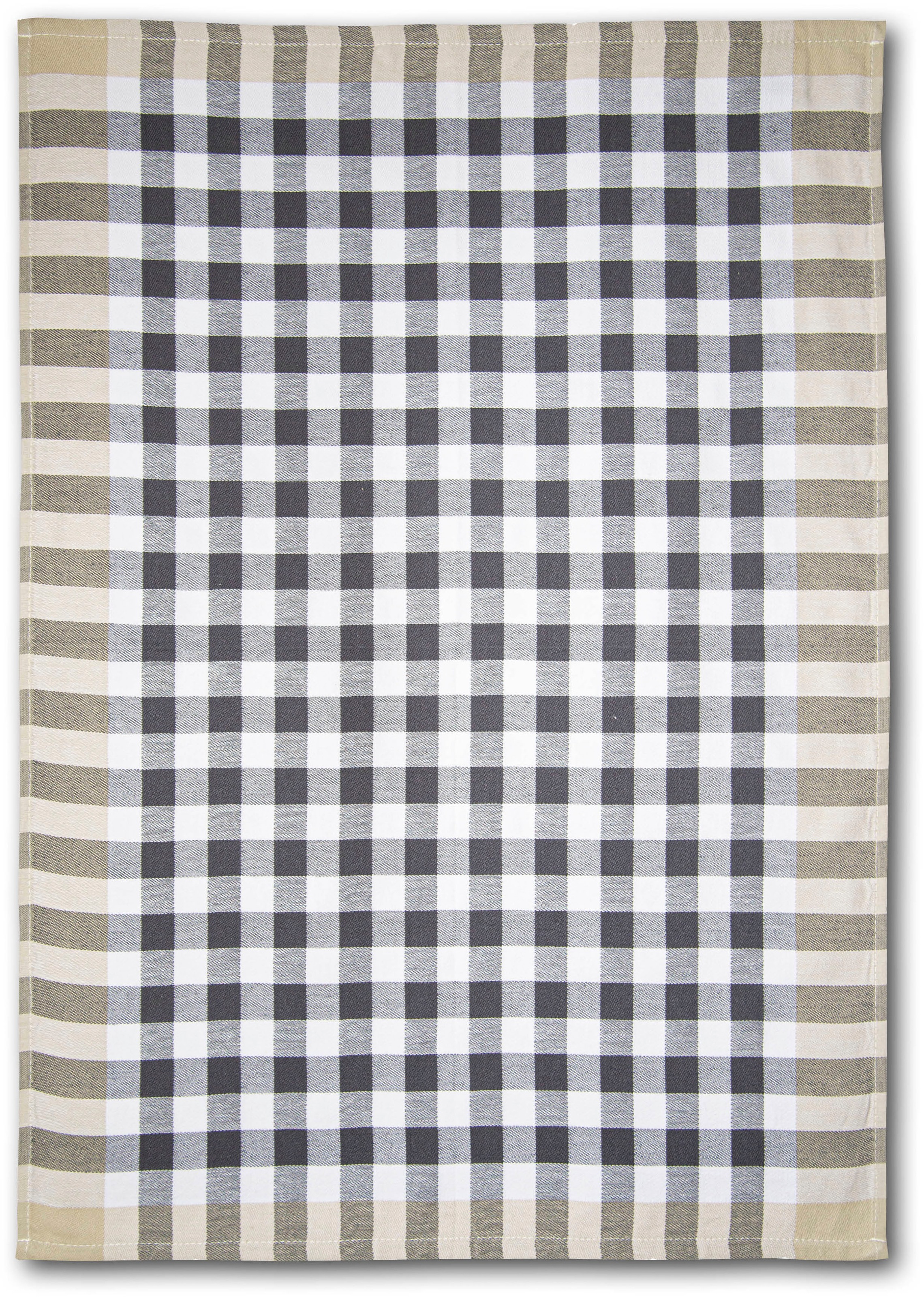 Dyckhoff Geschirrtuch »KARO, Maße je Tuch ca. 50x70 cm, aus 100% Baumwolle« mit drei verschiedenen Motiven