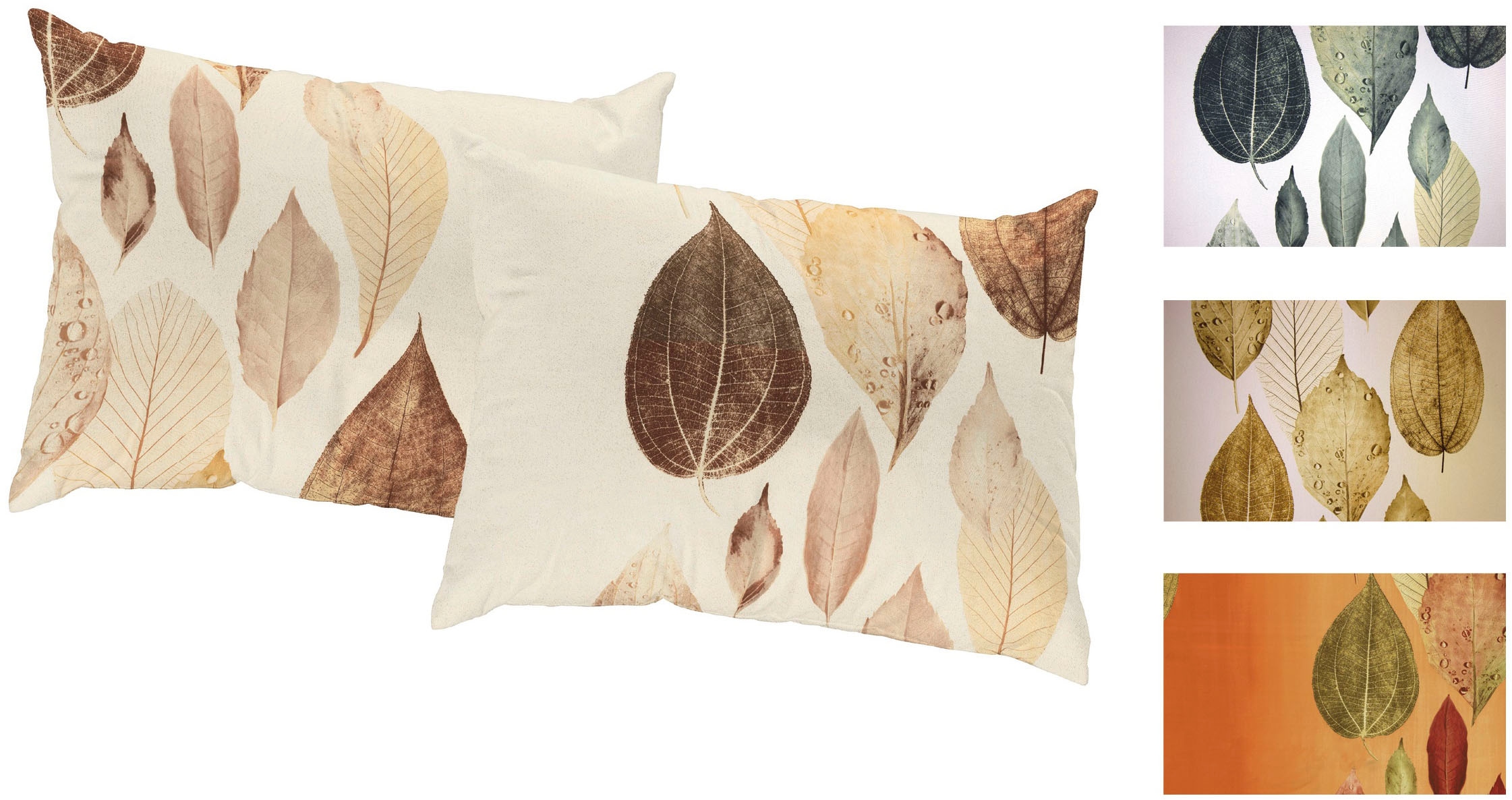 Wirth Dekokissen »MAREK« Kissenhülle ohne Füllung, 2 Stück