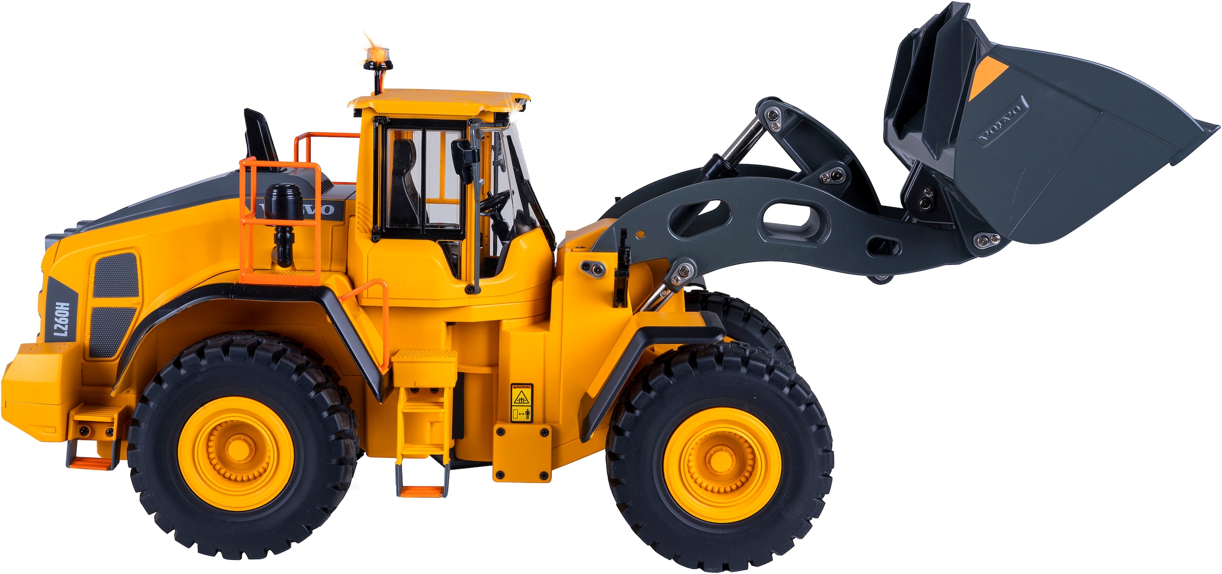 Jamara RC-Bagger »Radlader Volvo L260H Metal  2,4GHz« LED-Licht; Maßstab 1:14