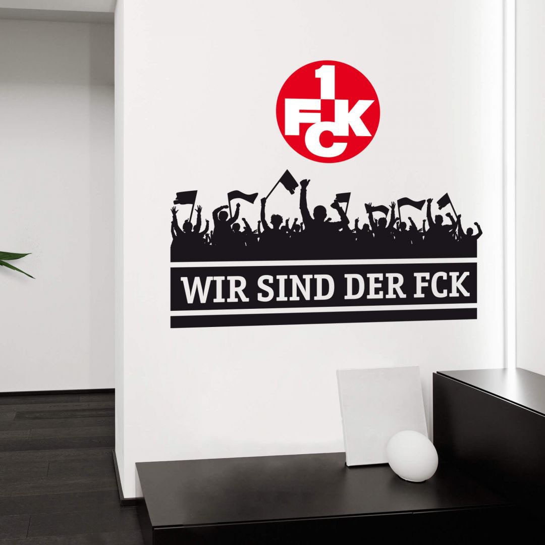 Wall-Art Wandtattoo »Wir sind der mit Raten FCK auf Logo«, kaufen (1 St.)