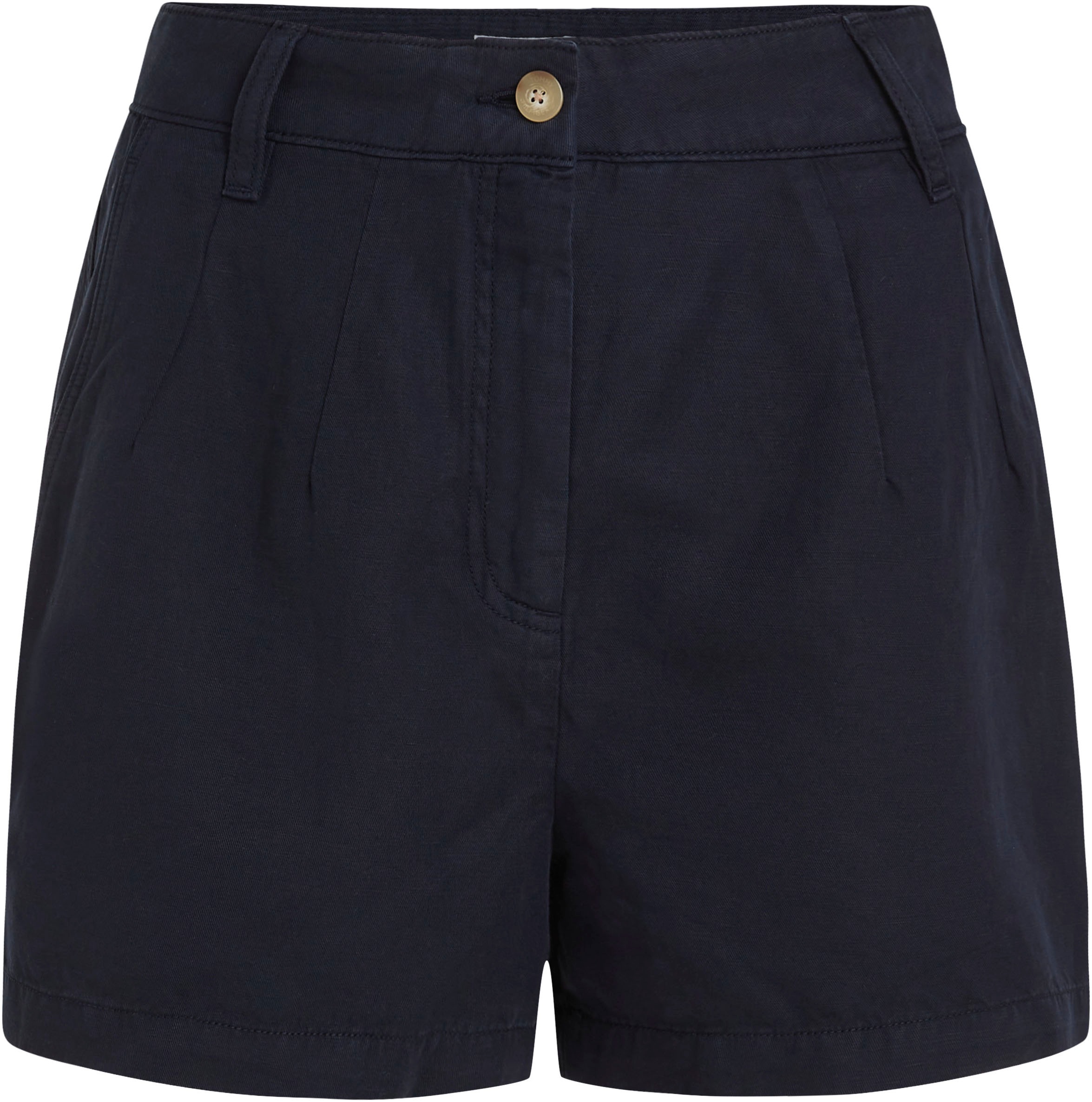 Tommy Hilfiger Curve Shorts »CRV SLIM COTTON LINEN SHORT«, Große Größen