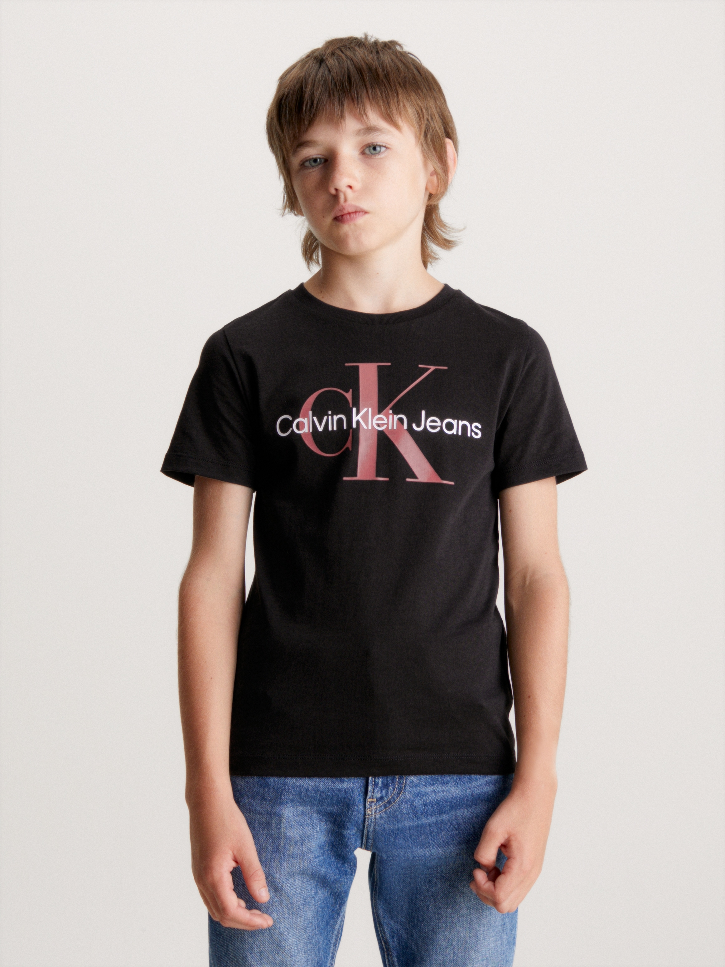 Calvin Klein Jeans T-Shirt »CK MONOGRAM SS T-SHIRT«, für Kinder bis 16 Jahre