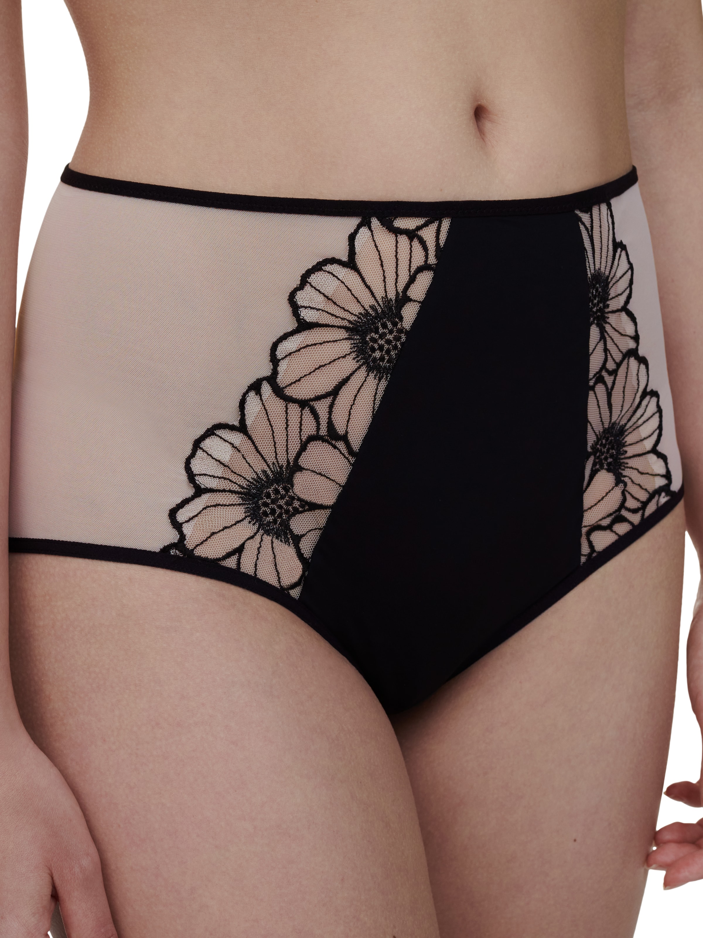 Chantelle Slip »LUSH« Stickerei, Tüll, blickdichtes Gewebe