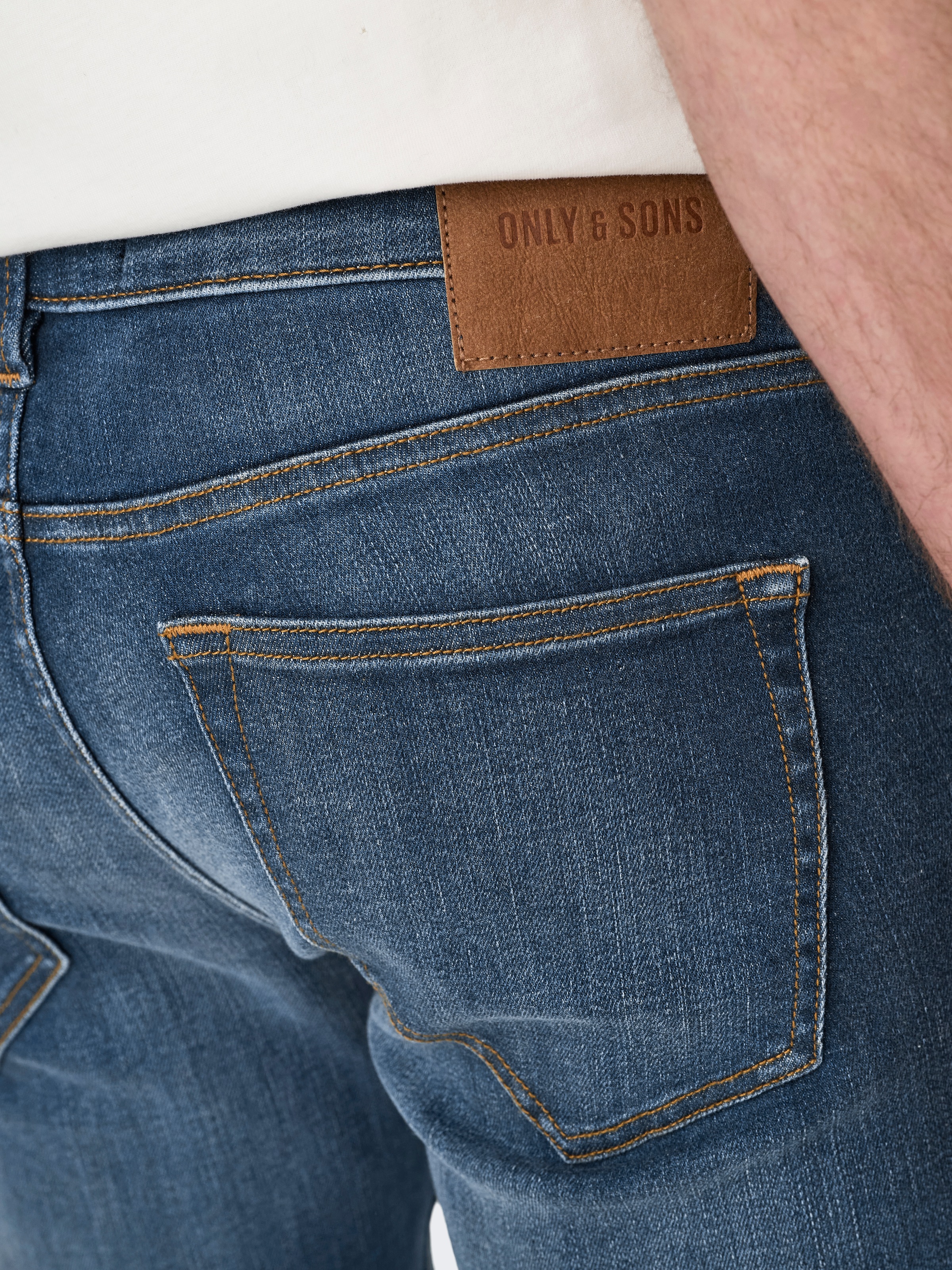 ONLY & SONS Slim-fit-Jeans »OS ONSLOOM SLIM BLUE GREY 40«, mit Destroyed Effekt