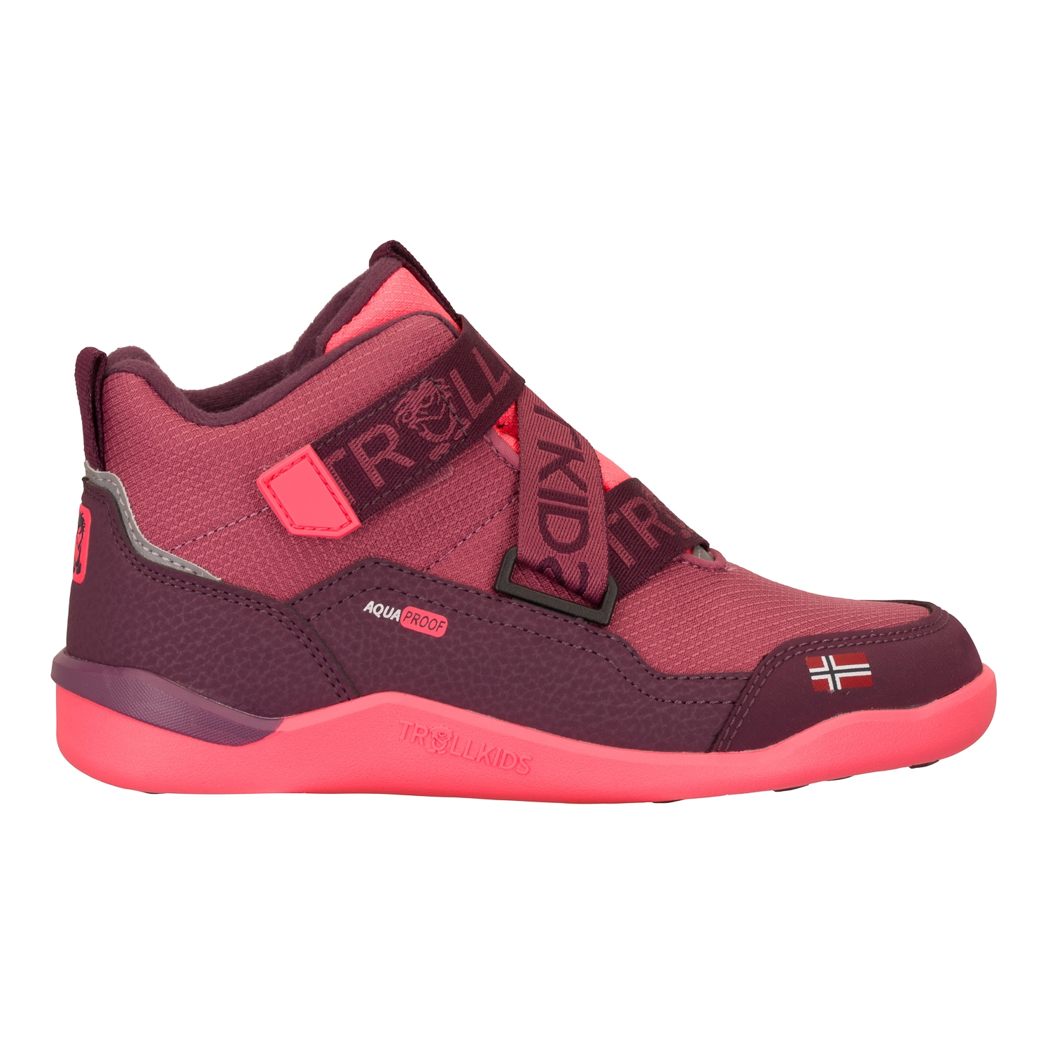 TROLLKIDS Barfußschuh »KIDS NORDFJORD BAREFOOT WINTER HIKER«  wasserdicht, warmes Fleecefutter