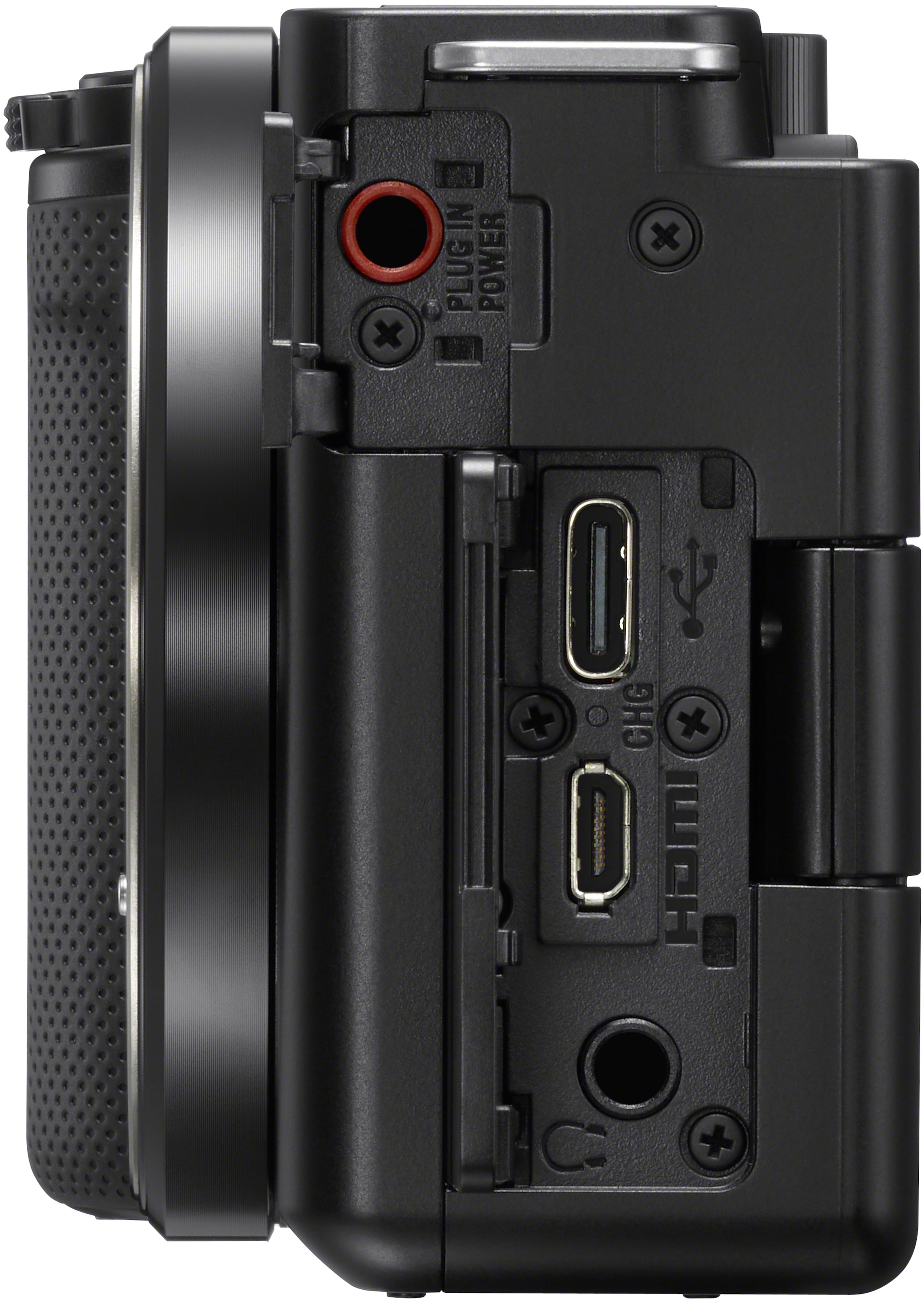 Sony Systemkamera »Set: SELP18105G Objektiv + ZVE10BDI« Sony E PZ 18-105mm F4 G OSS , 24,2 , Bluetooth | WLAN , inkl. Spiegellose Vlog-Kamera 4K-Video, Echtzeit-Augen-Autofokus)