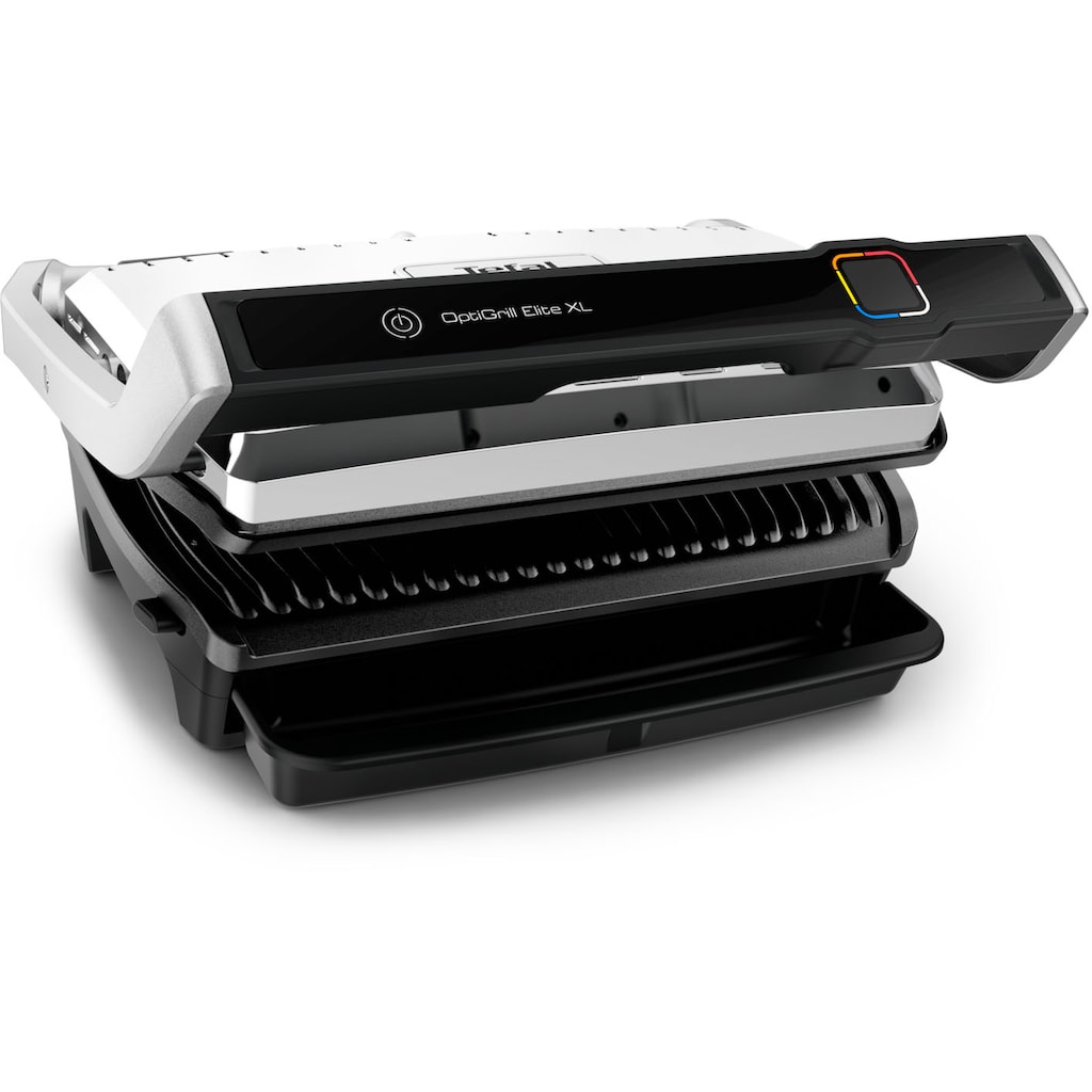 Tefal Kontaktgrill »GC760D Optigrill Elite XL«, 2200 W, Countdown zum perfekten Ergebnis, extra Grillboost für Grillstreifen