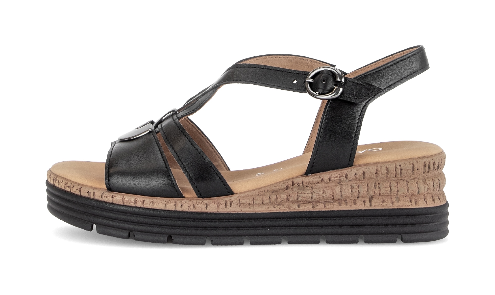 Gabor Keilsandalette »Genua«  , Riemchensandale, Sommerschuh, Komfortschuh in Weite G (=weit)
