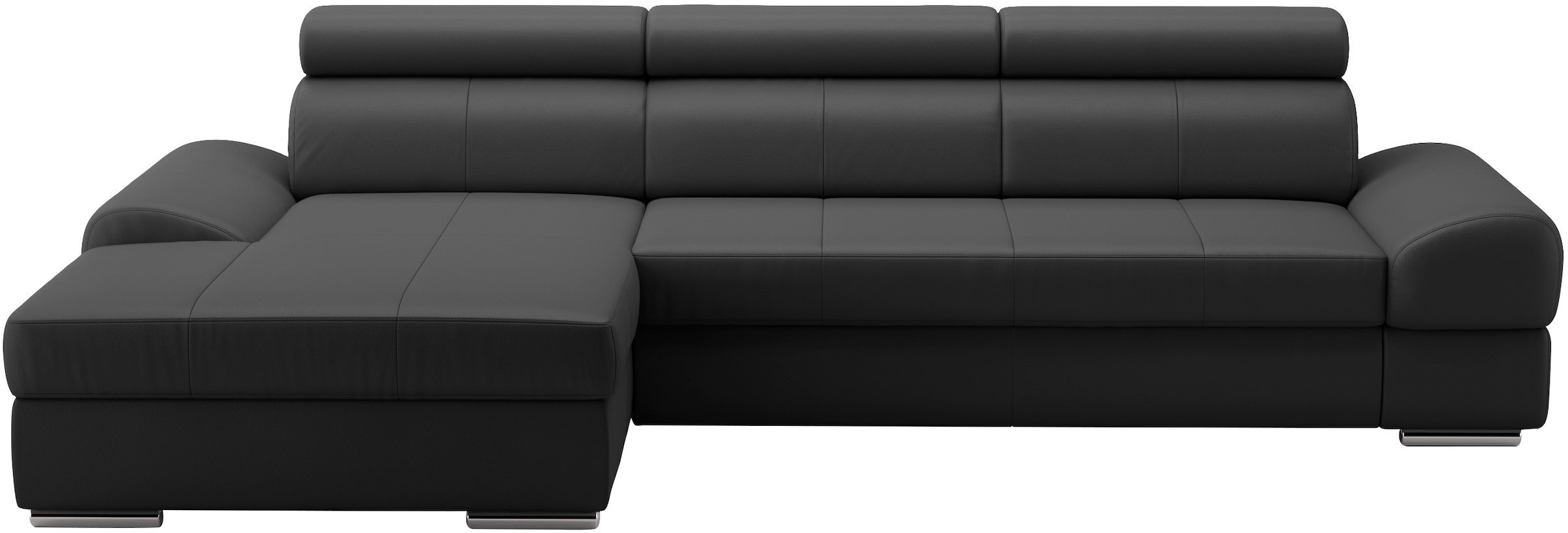 sit&more Ecksofa Broadway, mit verstellbaren Kopfteilen, wahlweise mit Bettfunktion