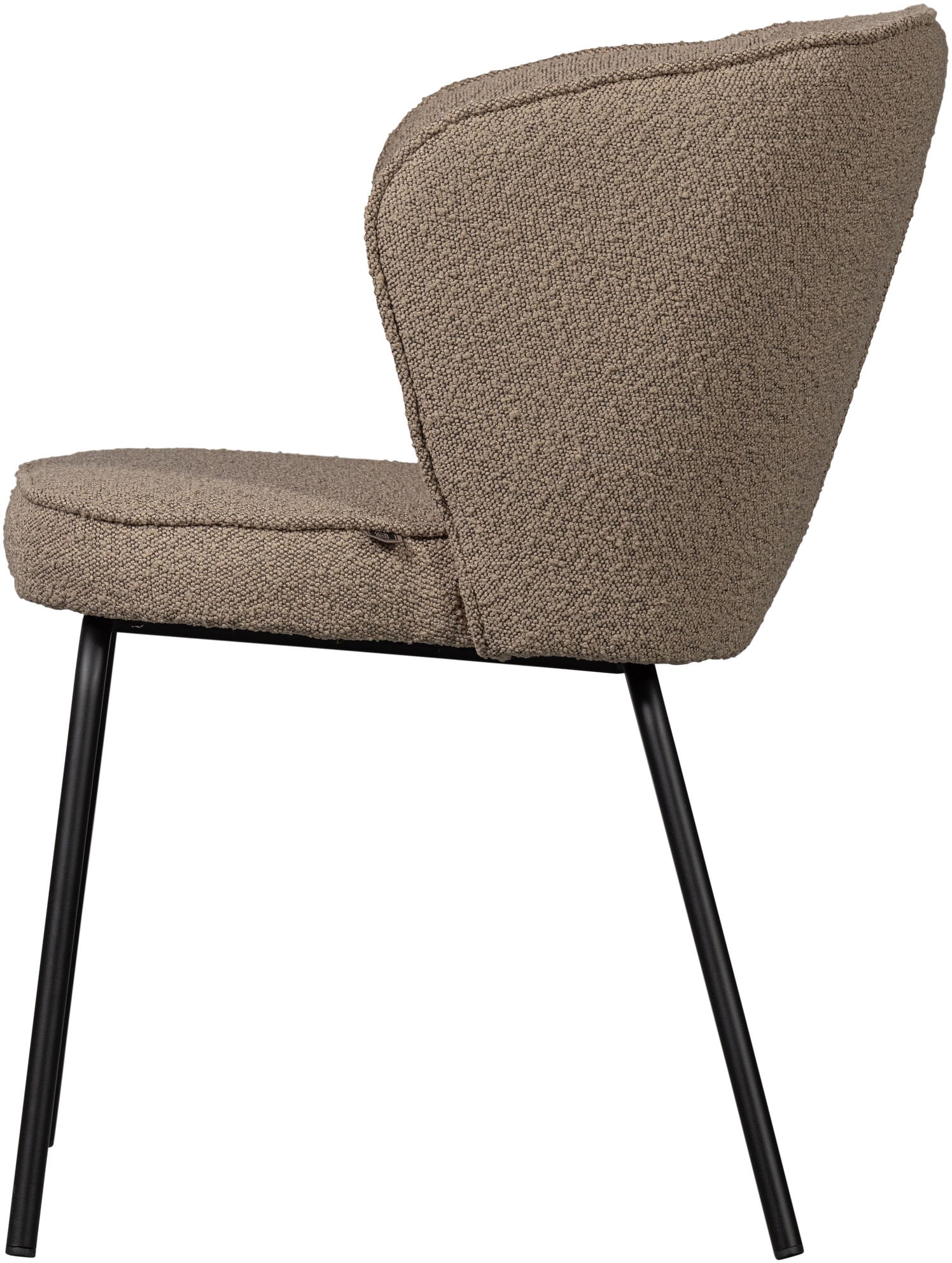 WOOOD Esszimmerstuhl »ADMITS«, (Set), 2 St., Polsterstuhl mit 4-Fuß-Gestell, gepolstert, H 77 cm x B 60 cm