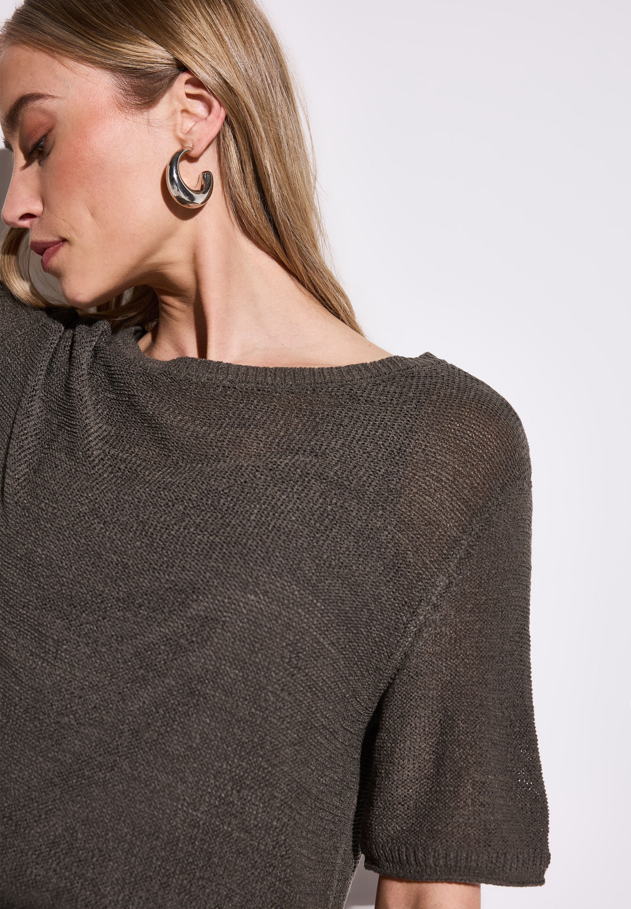 STREET ONE Strickpullover, mit seitlichen Schlitzen