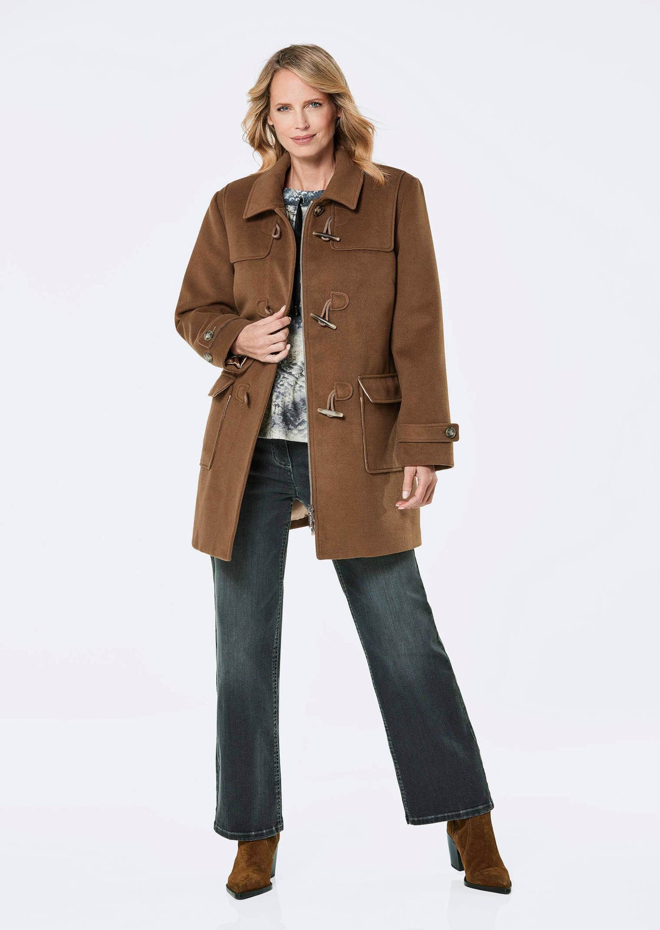 GOLDNER Langmantel »Dufflecoat«