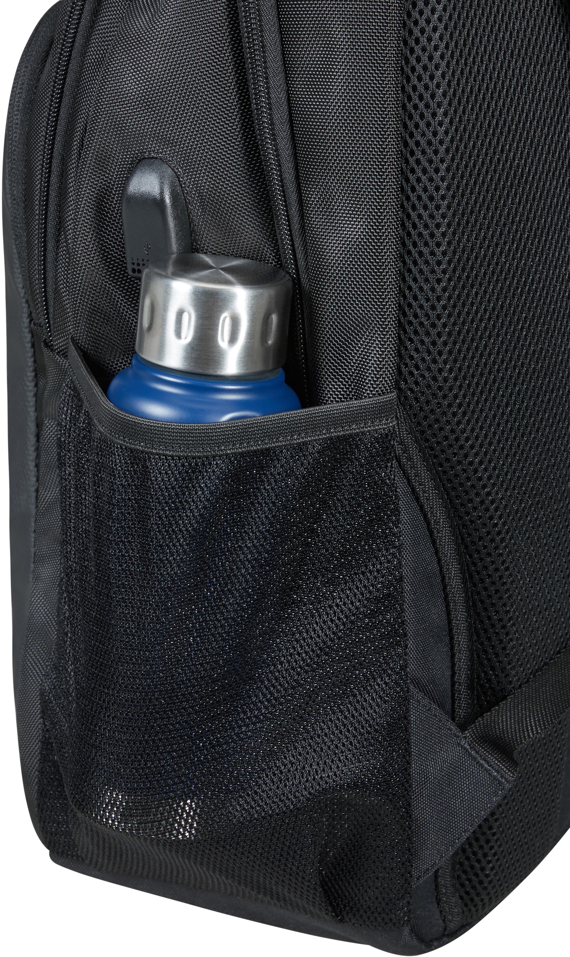 American Tourister® Laptoprucksack »AT WORK«, Freizeitrucksack Schulrucksack USB-Schleuse 15,6-Zoll Laptopfach