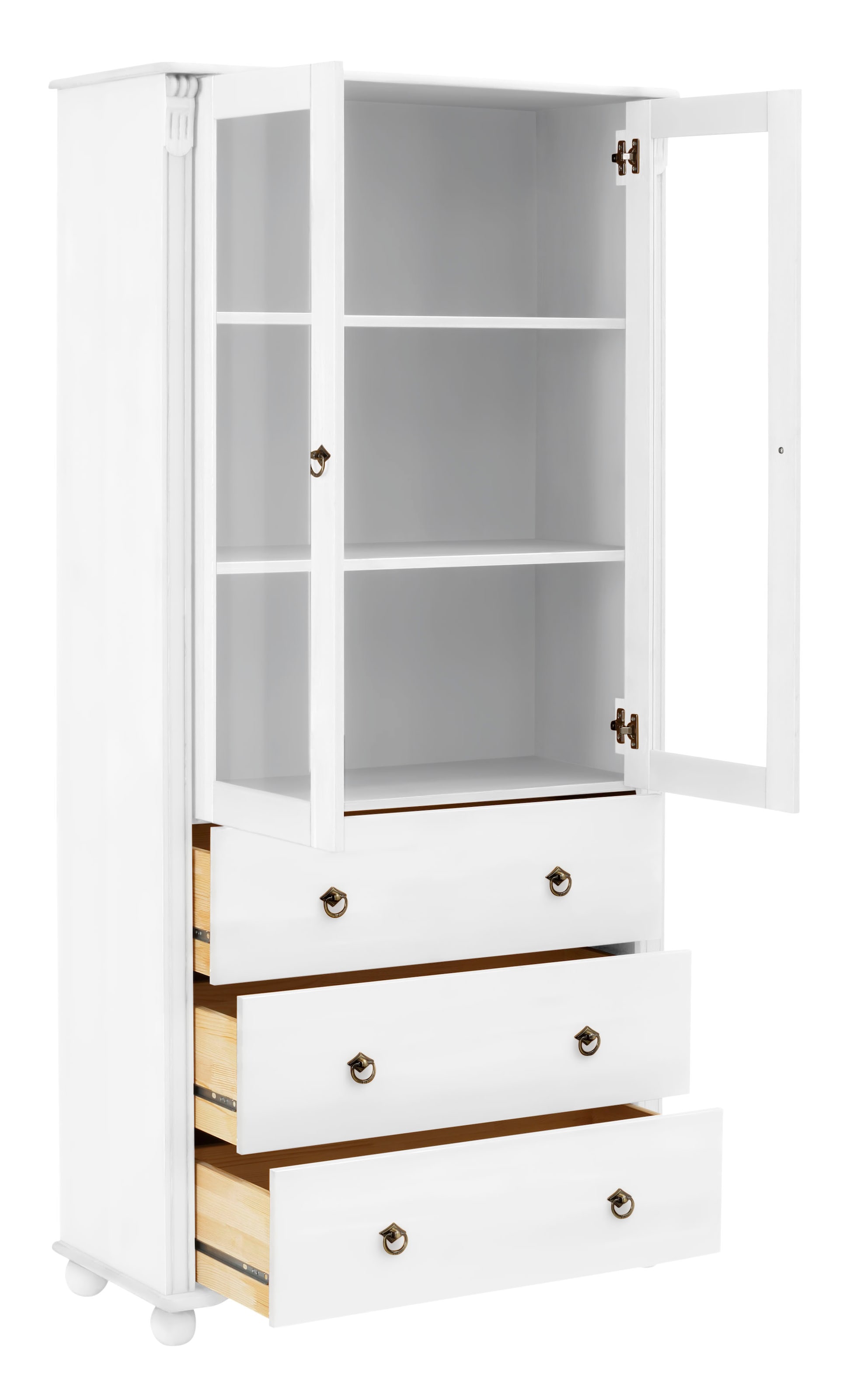 Home affaire Vitrine »Ferrera«, aus massiver Kiefer