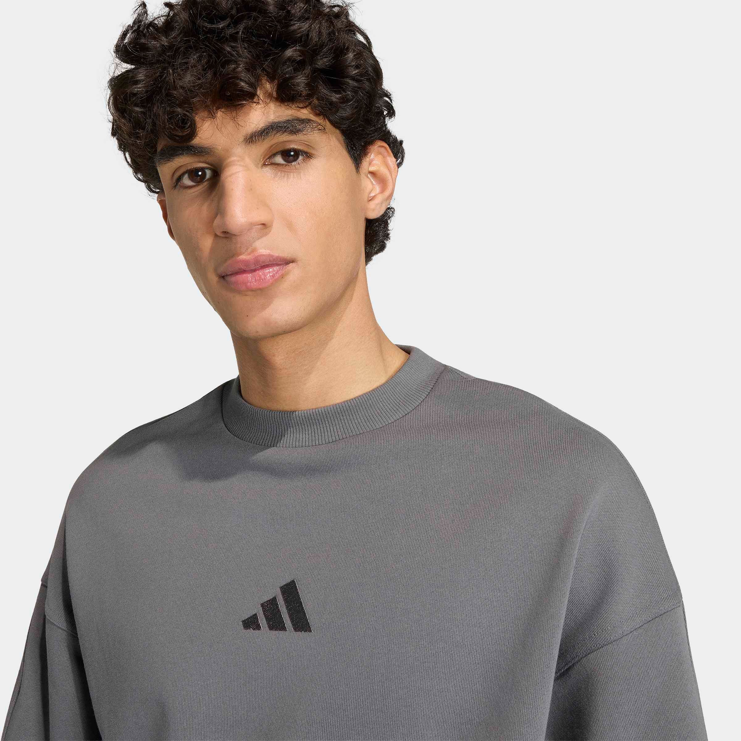 adidas Sportswear Sweatshirt »ADIDAS KIT, KLEINES LOGO«, mit Rundhalsausschnitt, ohne Verschluss, in normaler Länge
