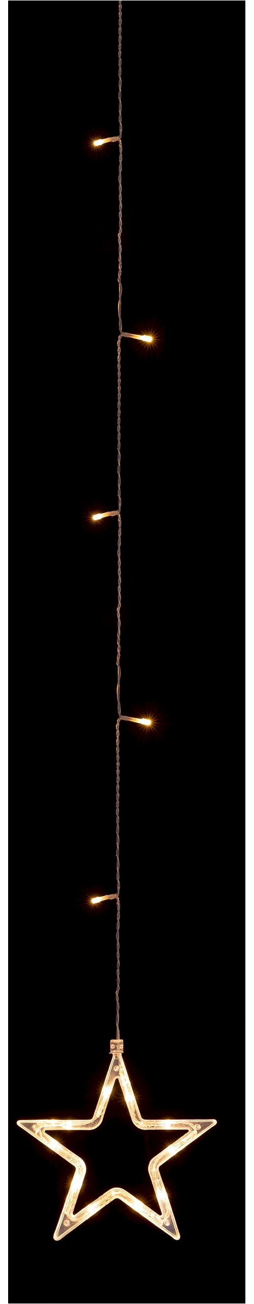 my home LED-Lichtervorhang »Evara« 69 Stk.-flammig LED-Lichtervorhang 69 LEDs, 8 verschiedene Modi