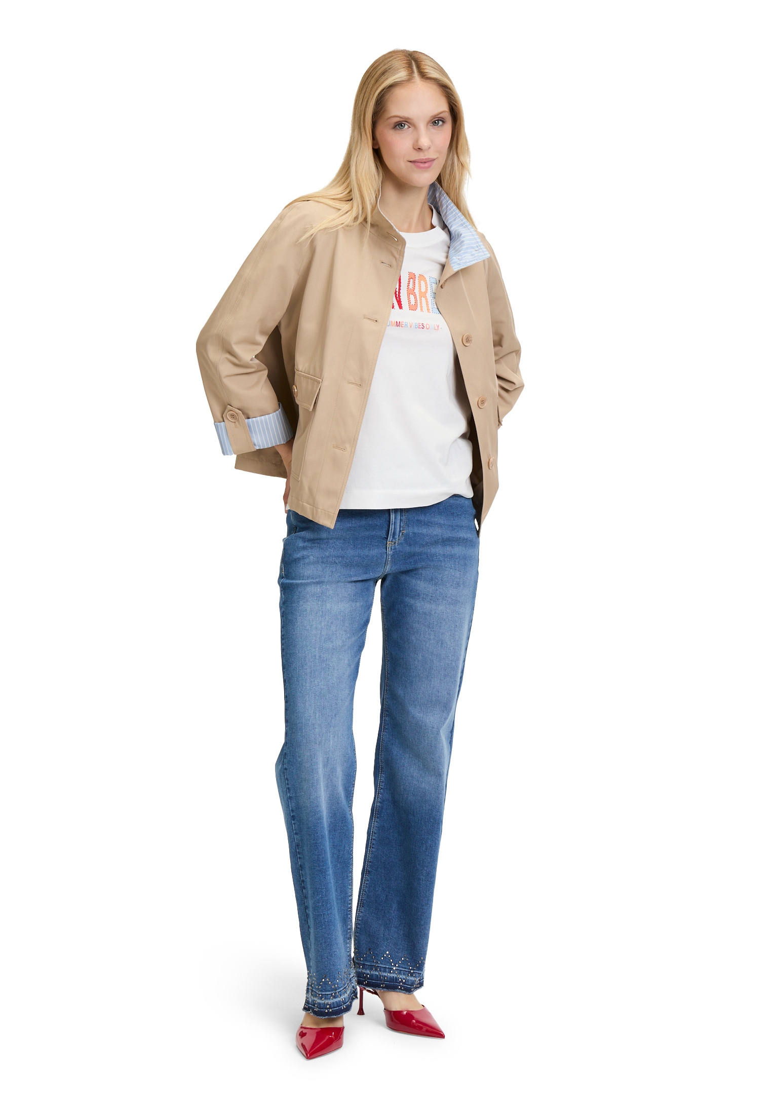 Cartoon Stretch-Hose »Stretch-Jeans mit Strass«